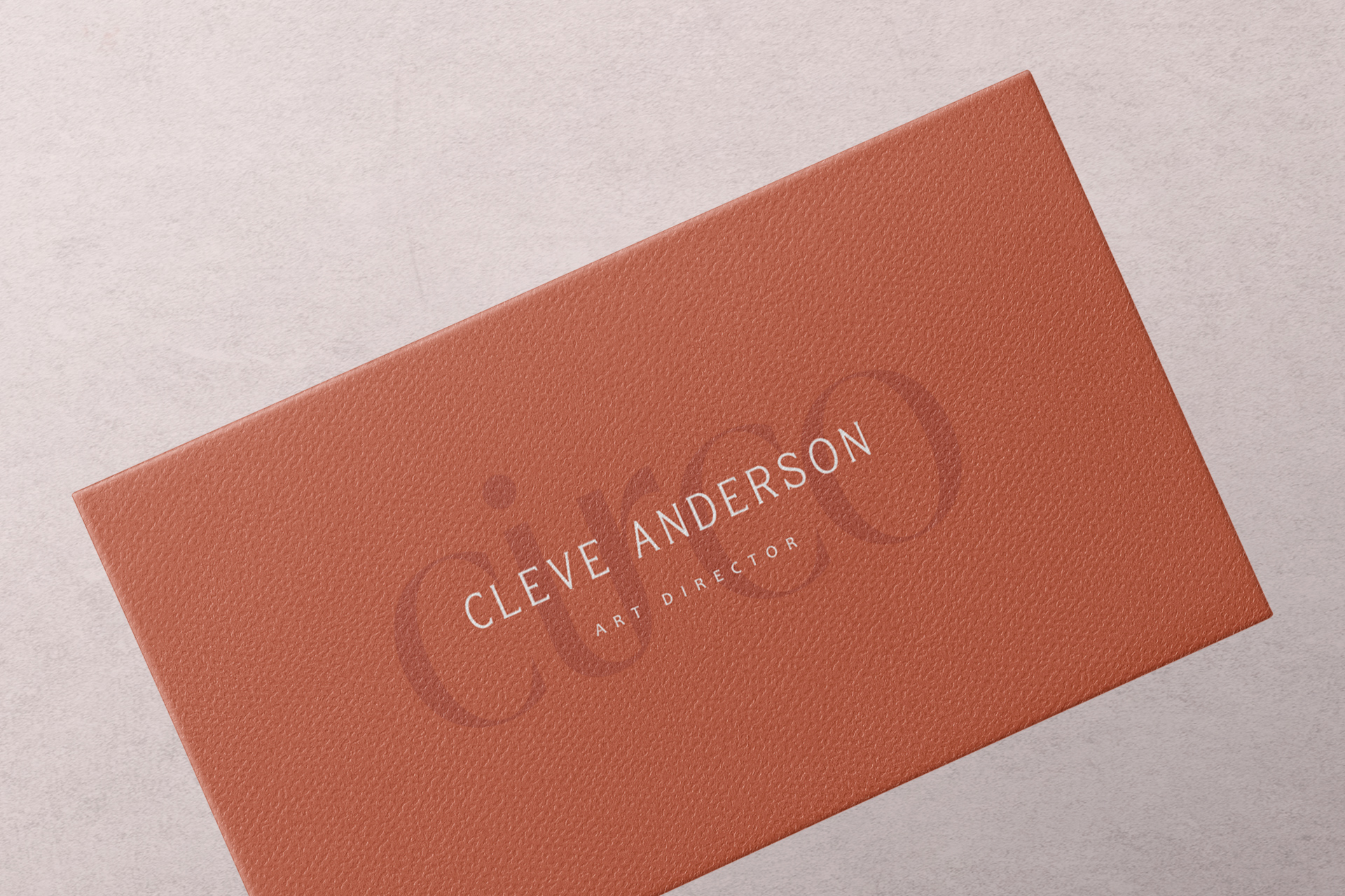 business card mockup