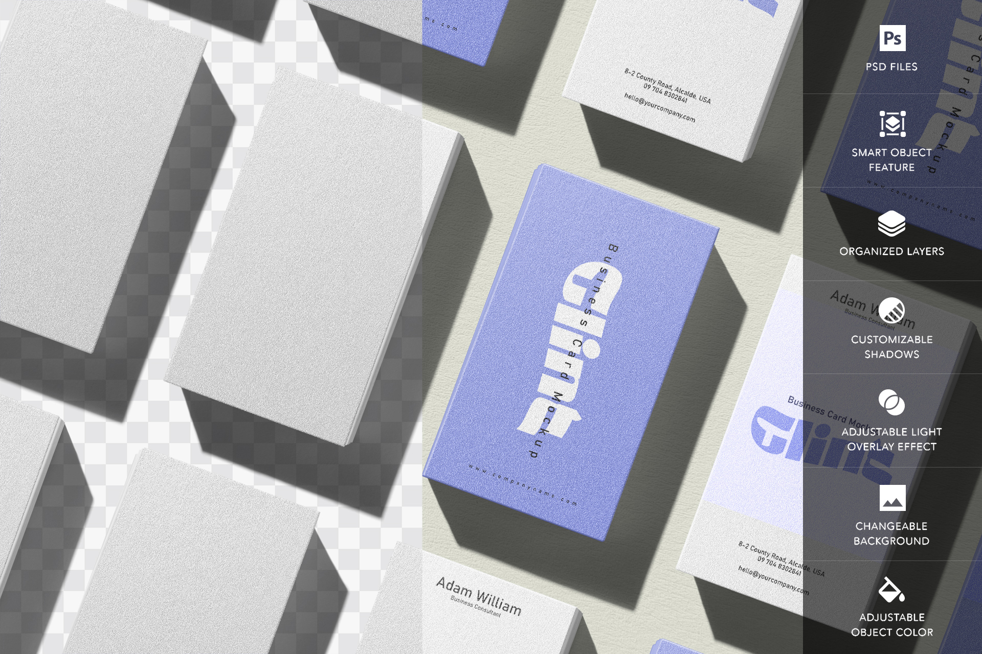 business card mockup