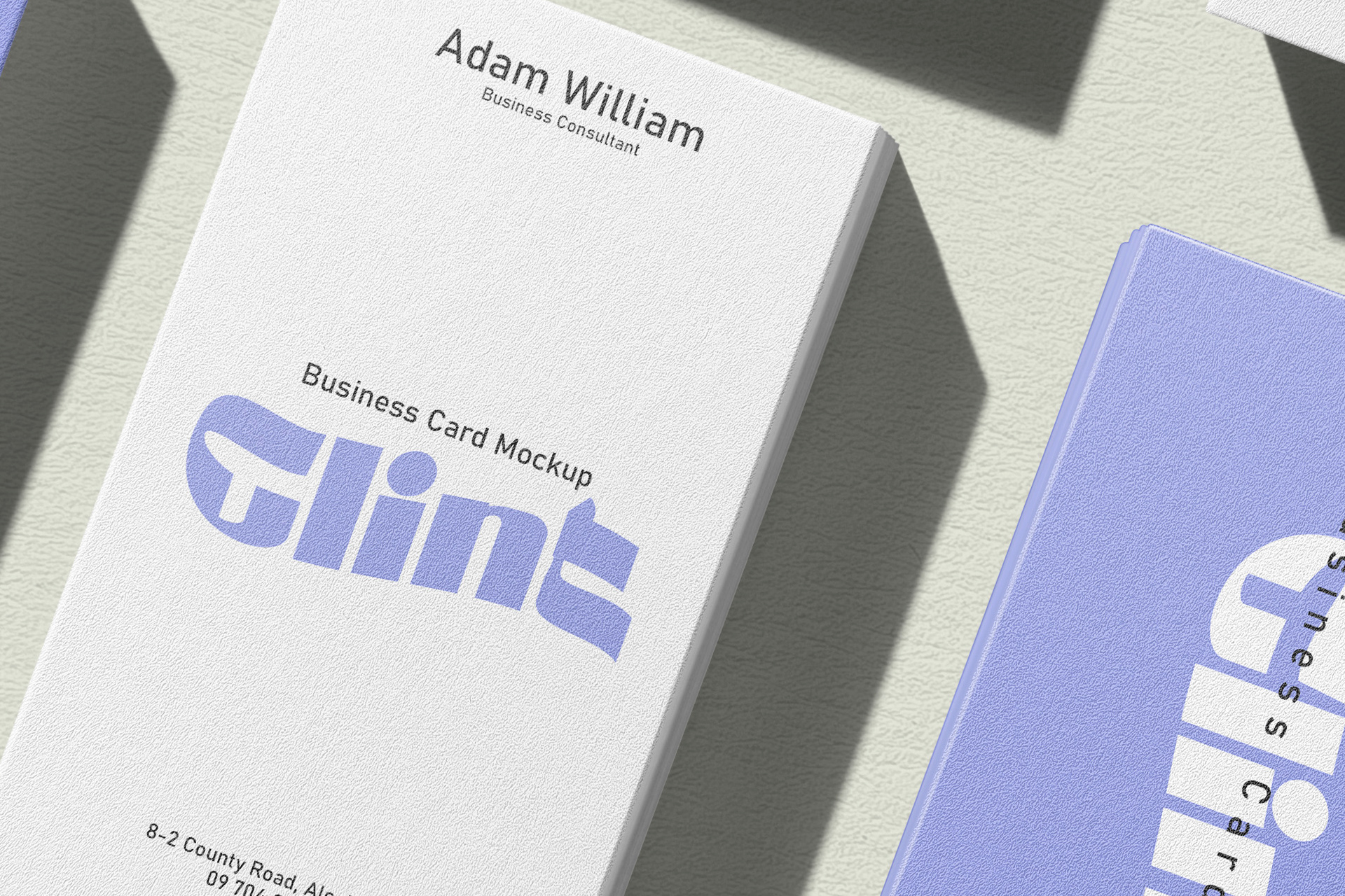 business card mockup