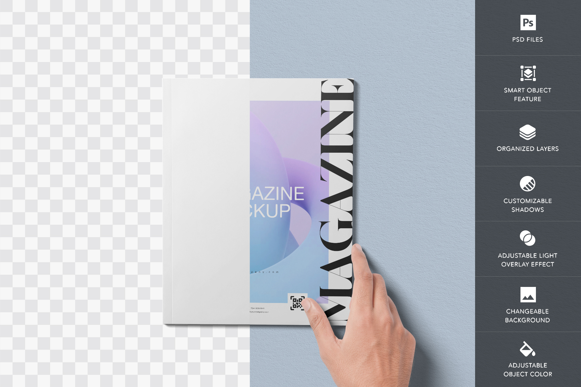 A4 magazine mockup
