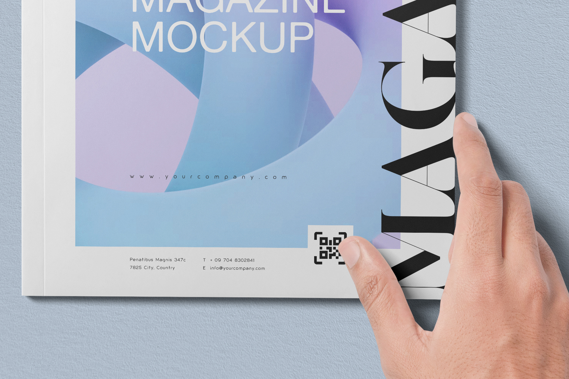 A4 magazine mockup