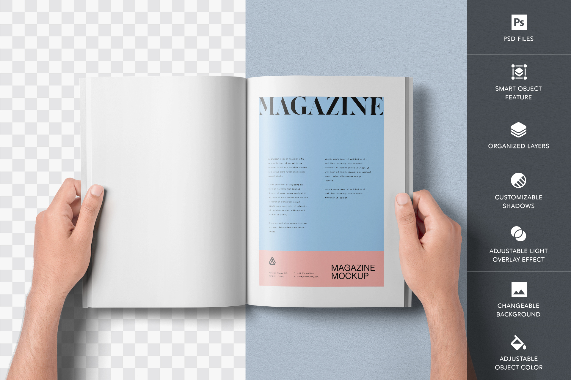 A4 editorial mockup