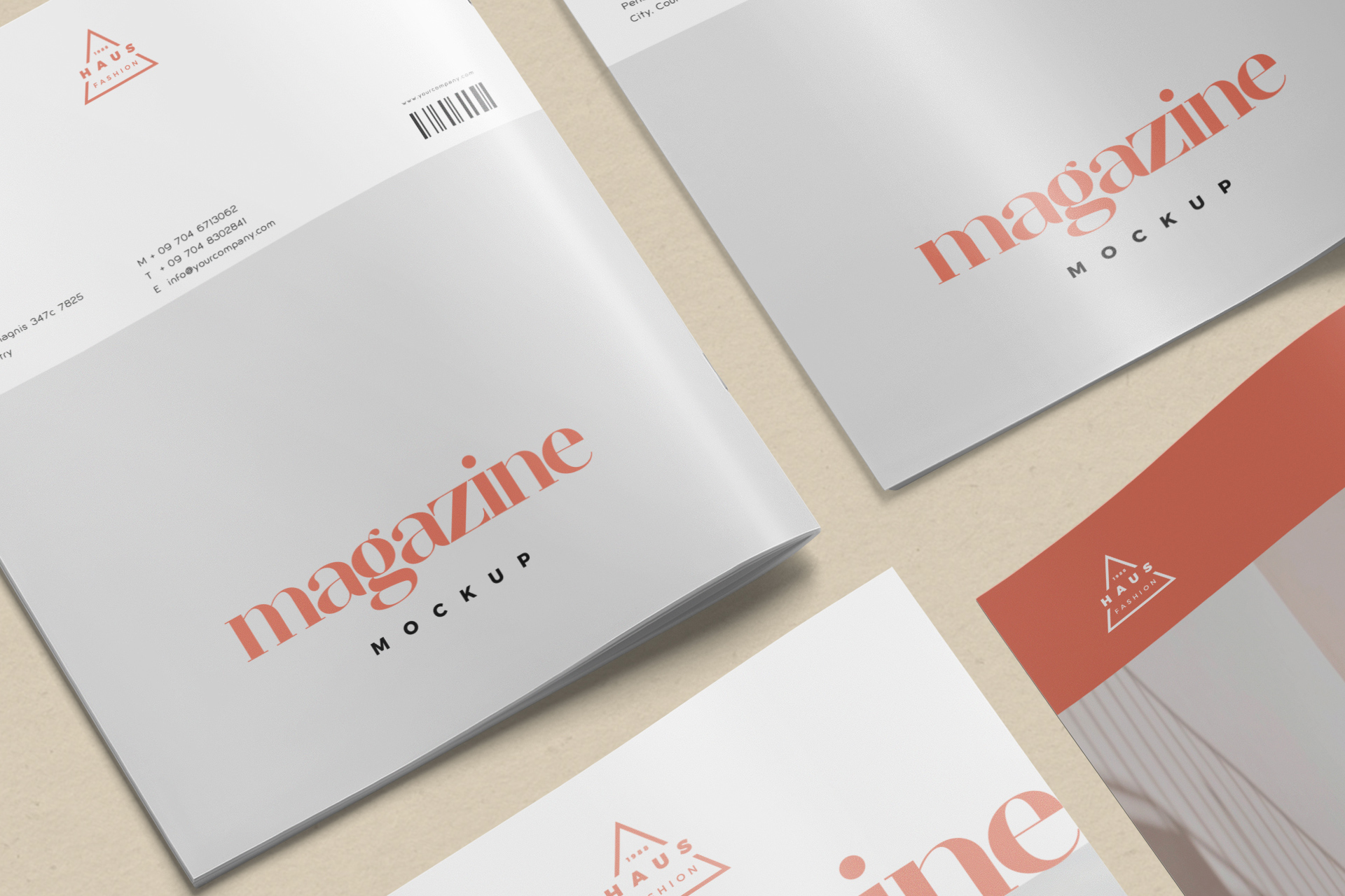 a4 magazine presentation