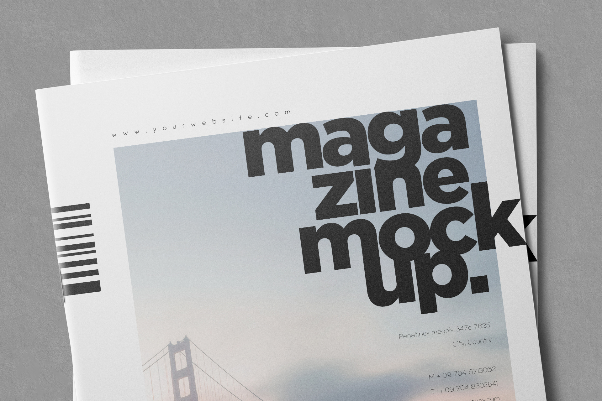 A4 magazine mockup