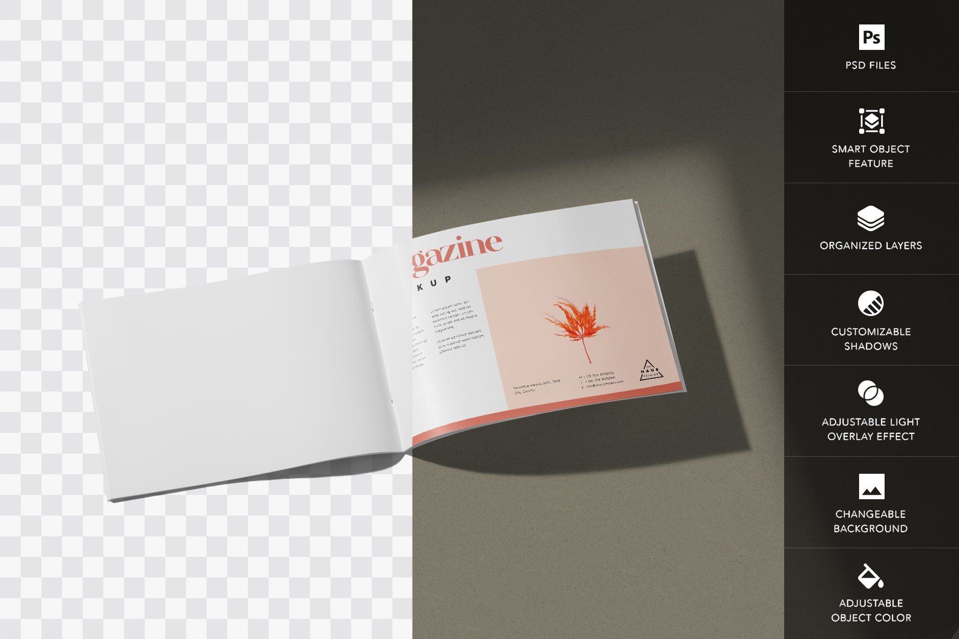 editorial layout template