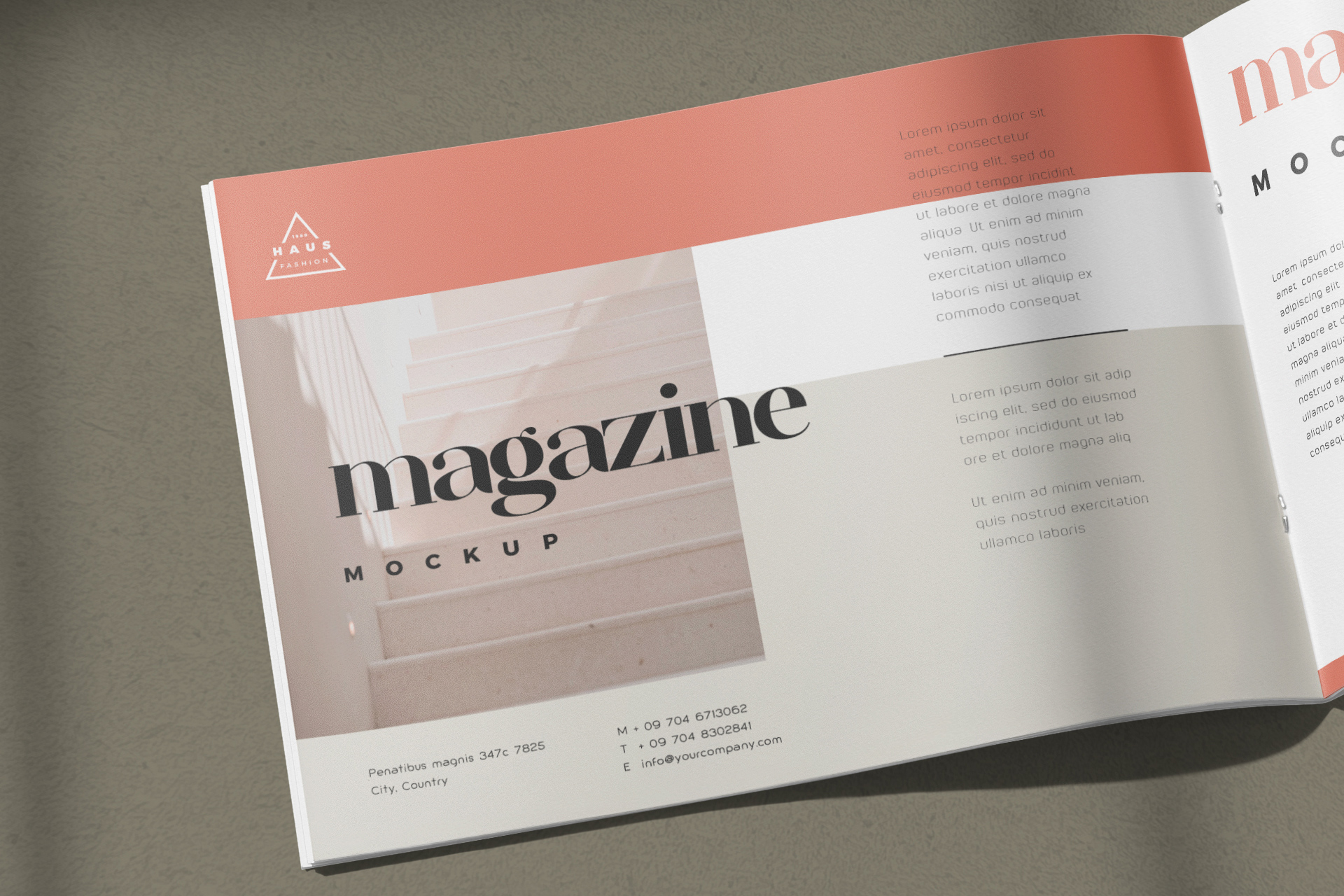 editorial layout template