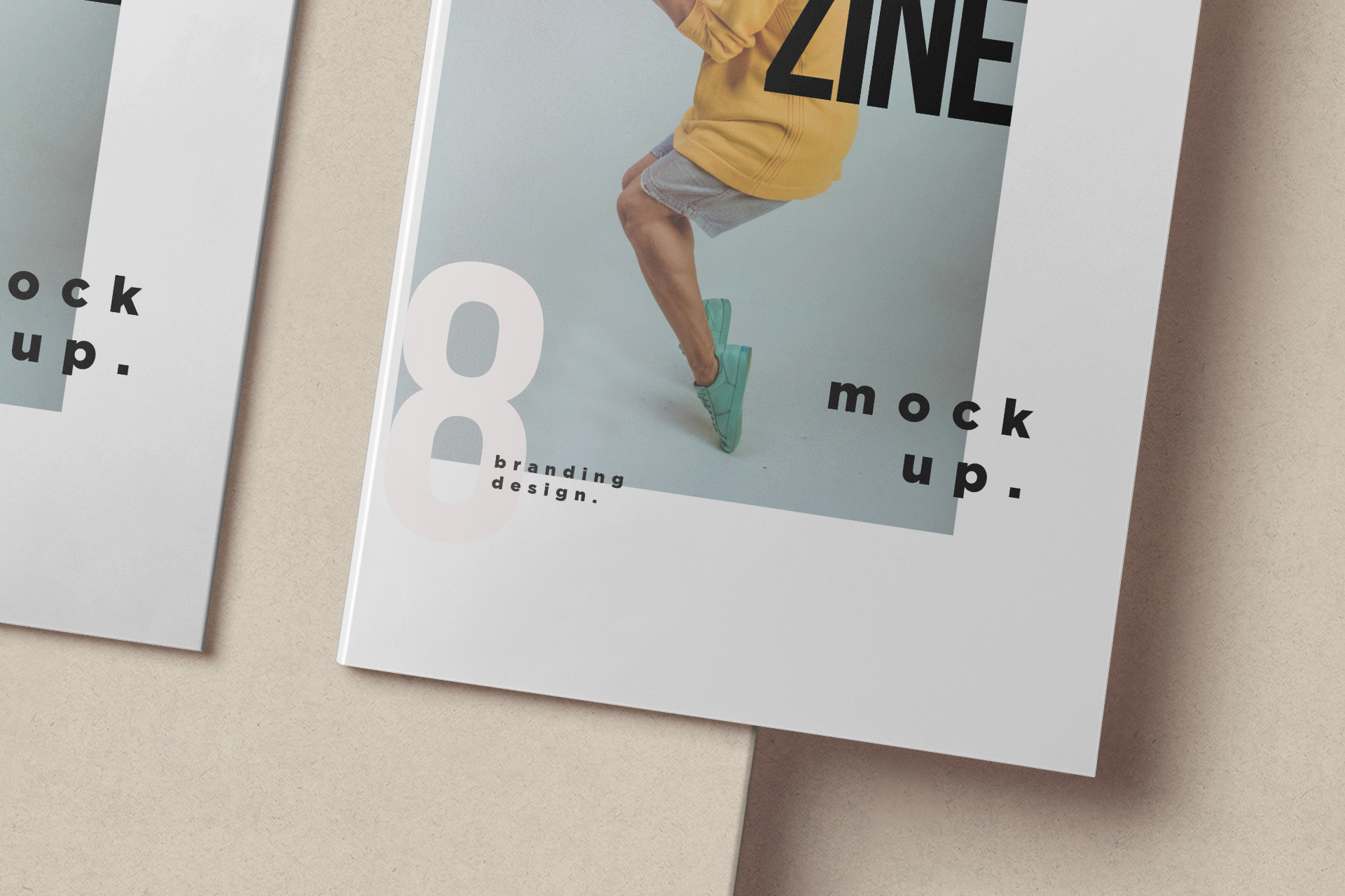 A4 magazine branding