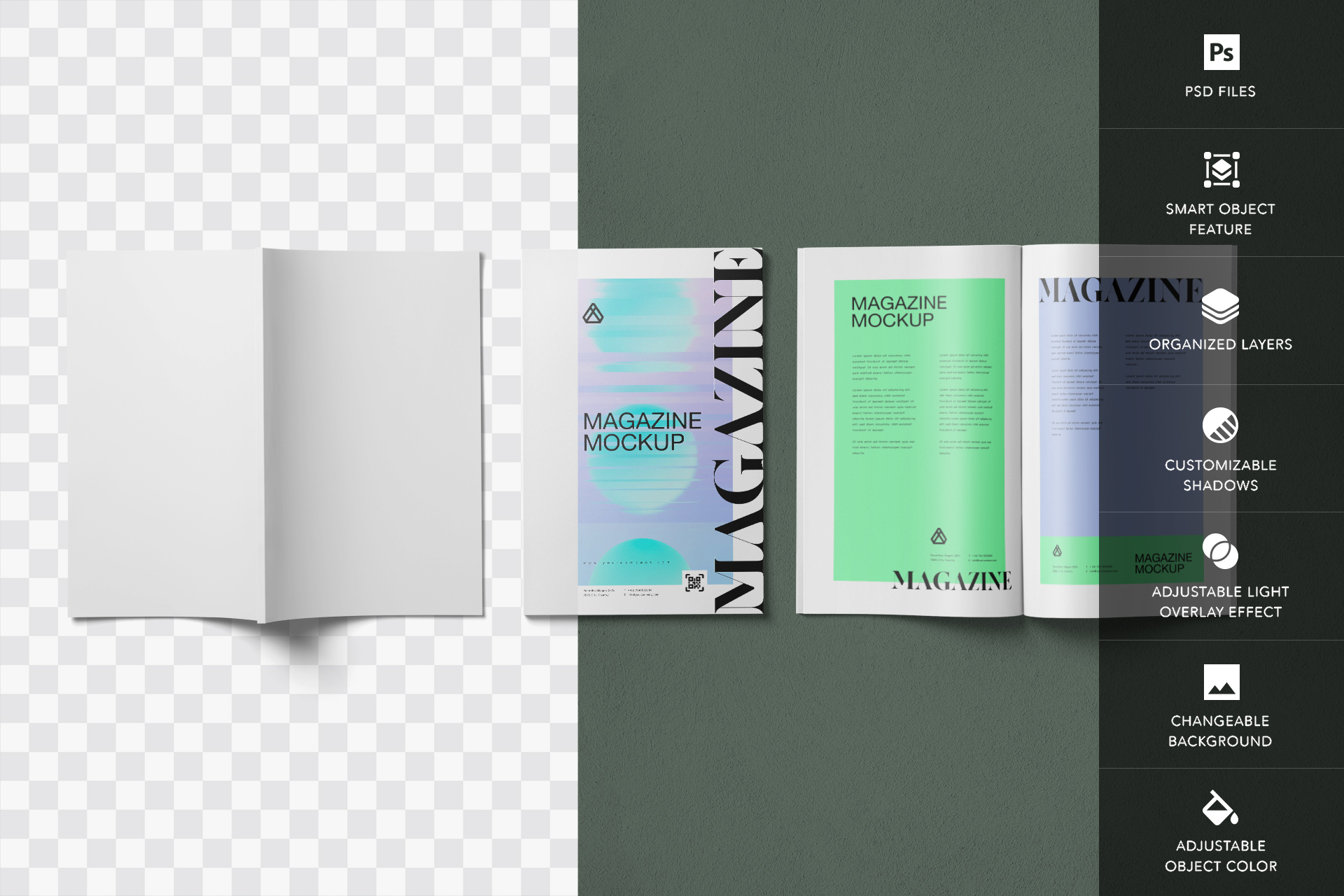 A4 magazine mockup