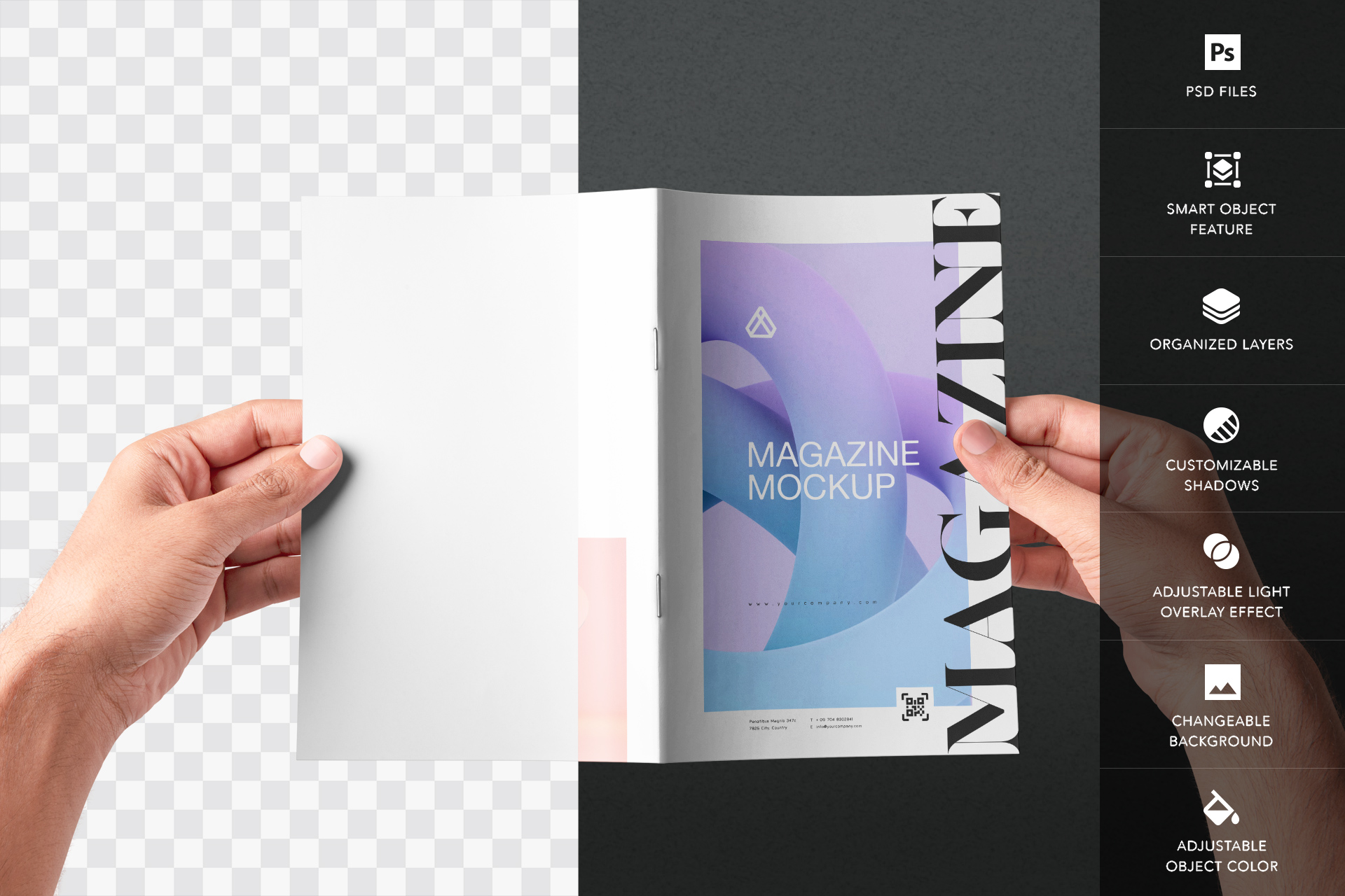A5 editorial mockup