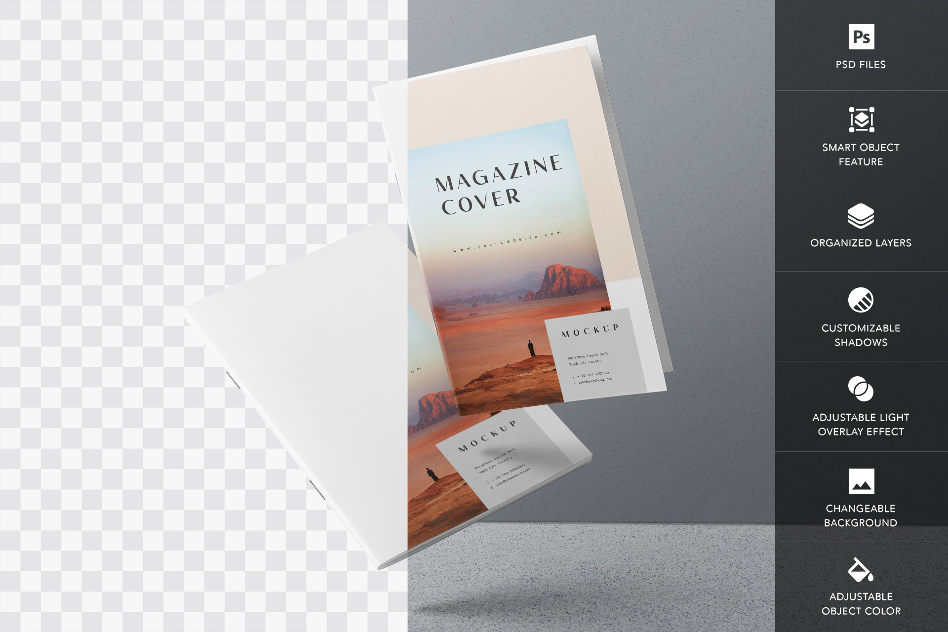 A4 print mockup