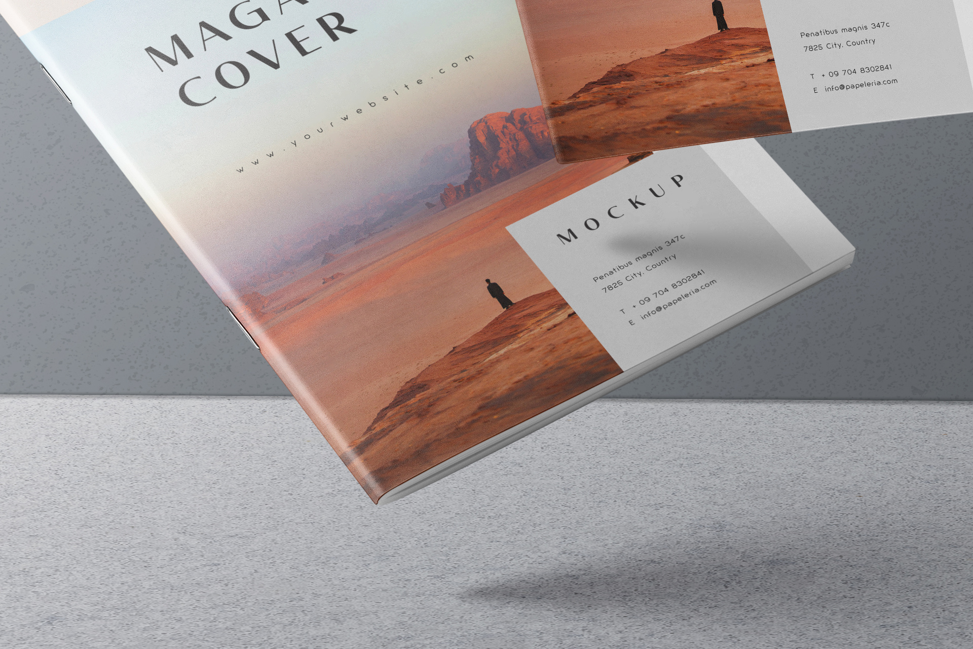 A4 print mockup