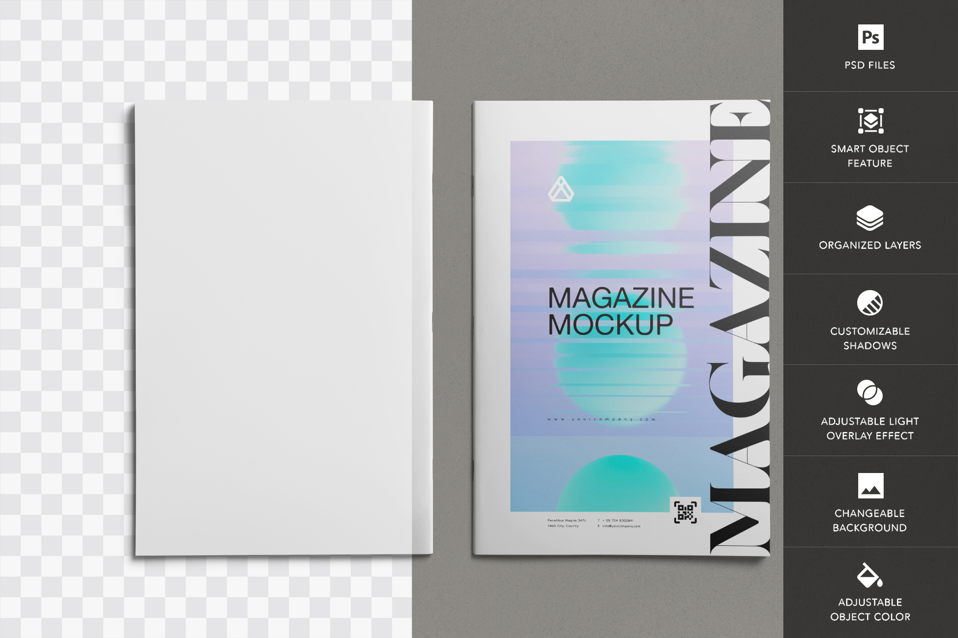 A4 magazine cover