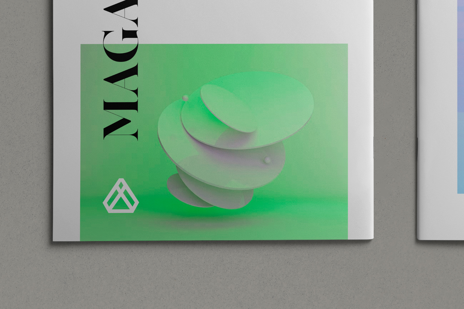 A4 magazine cover