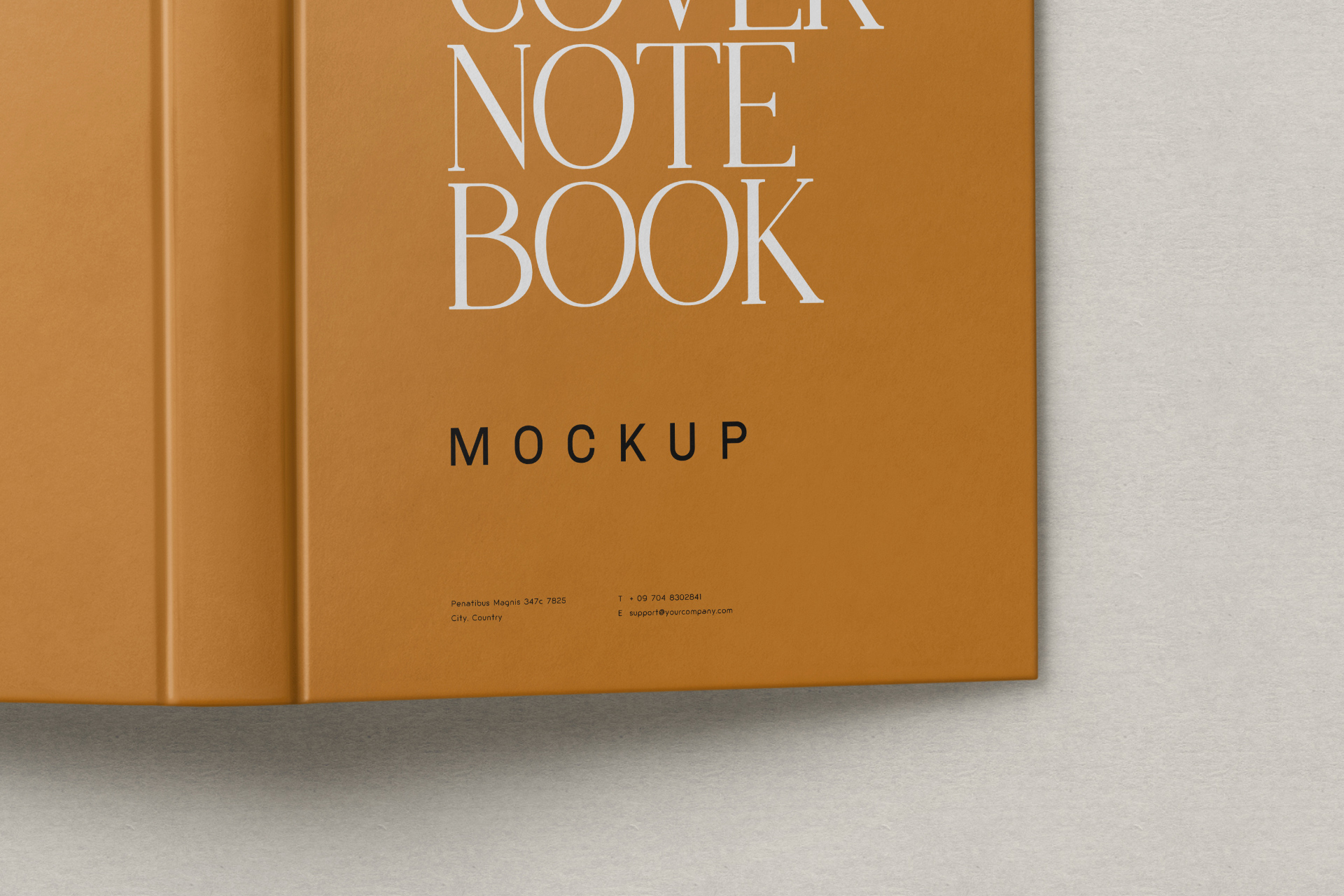book mockup PSD