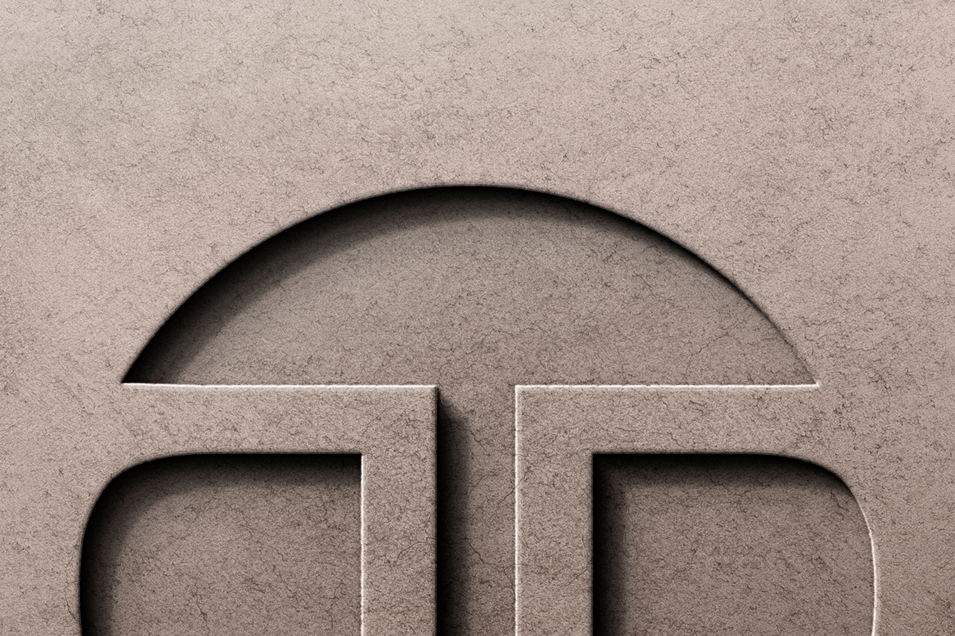 brown paper logo mockup