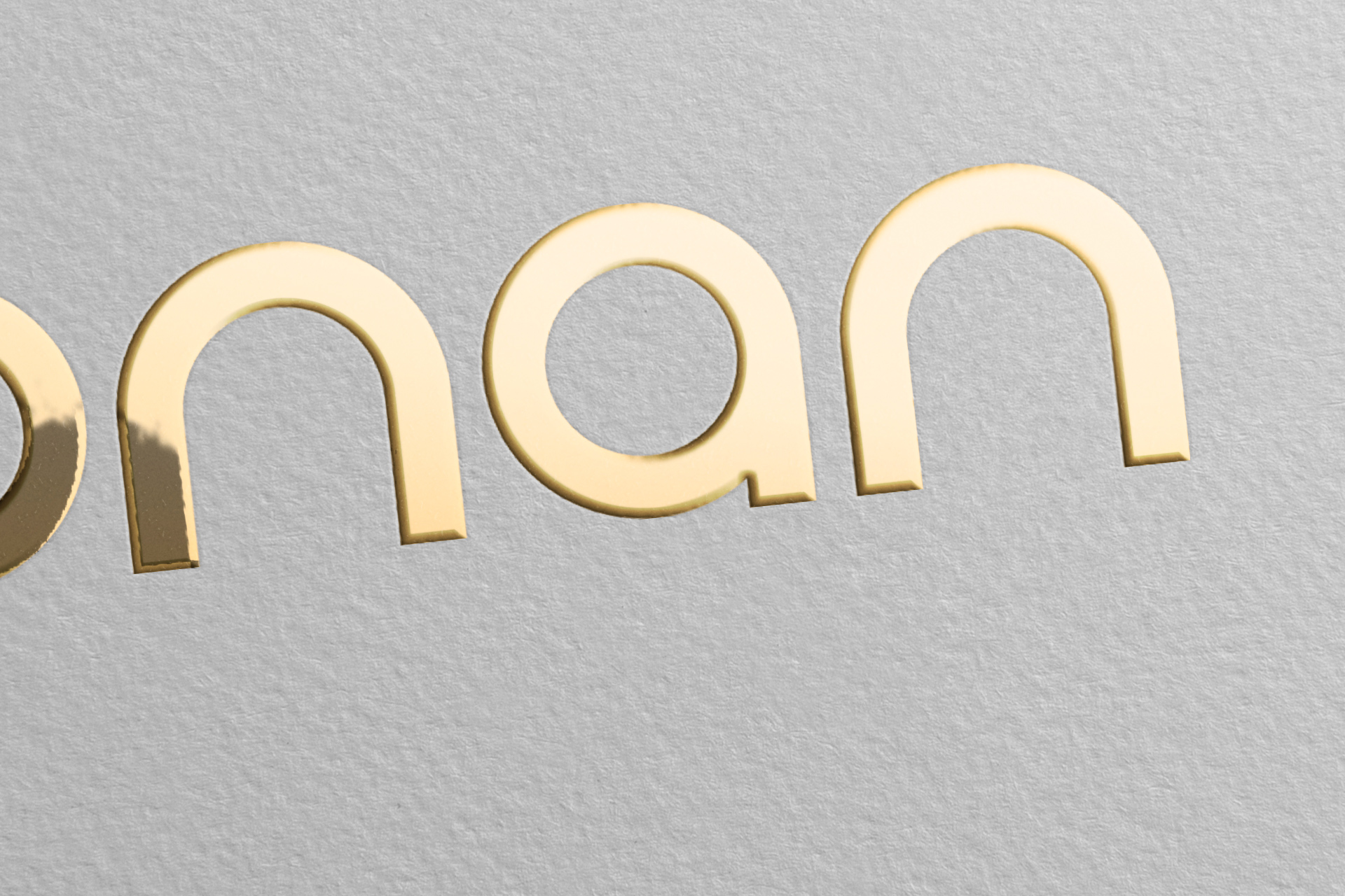 3D logo mockup