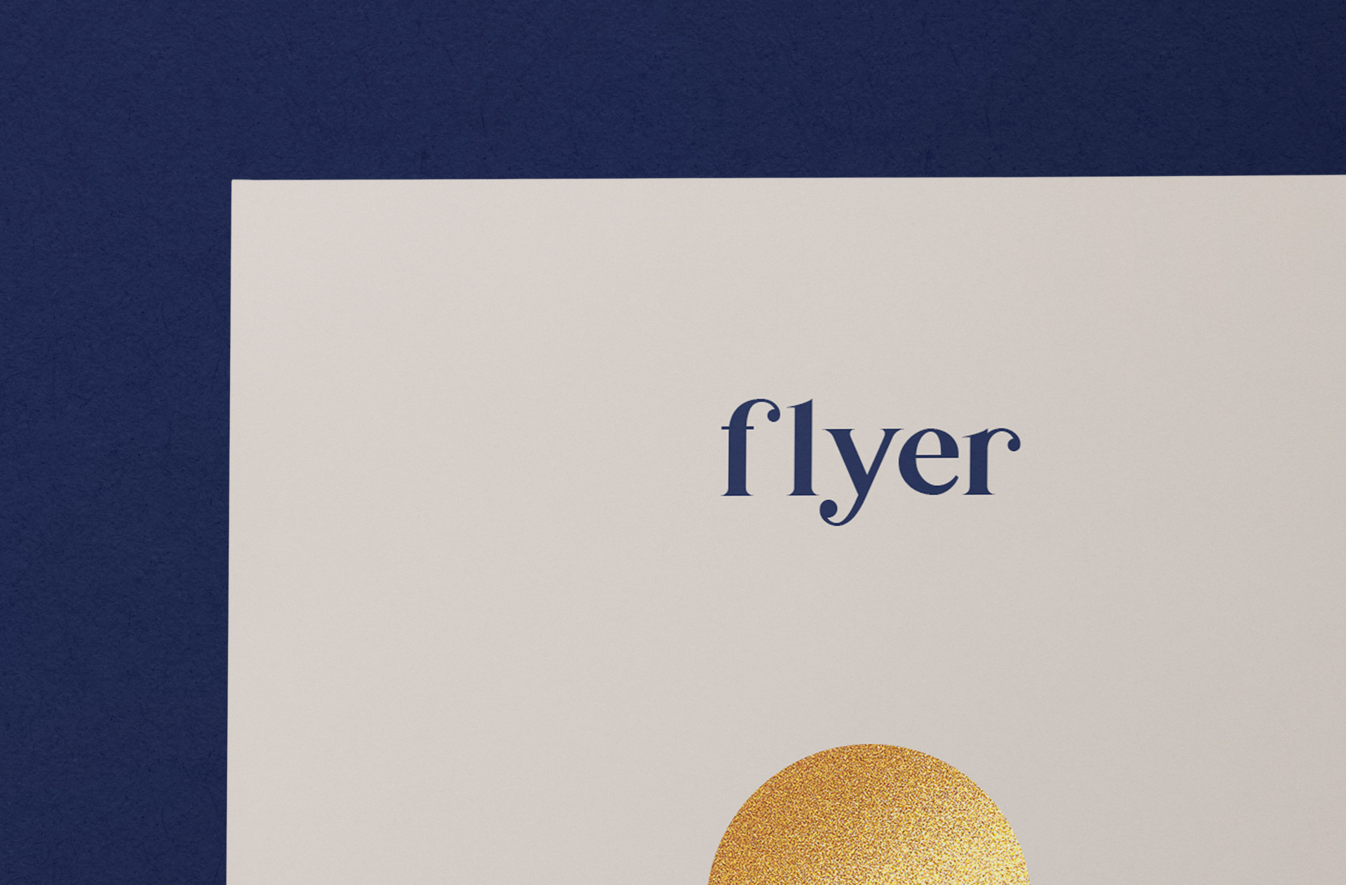 corporate branding flyer