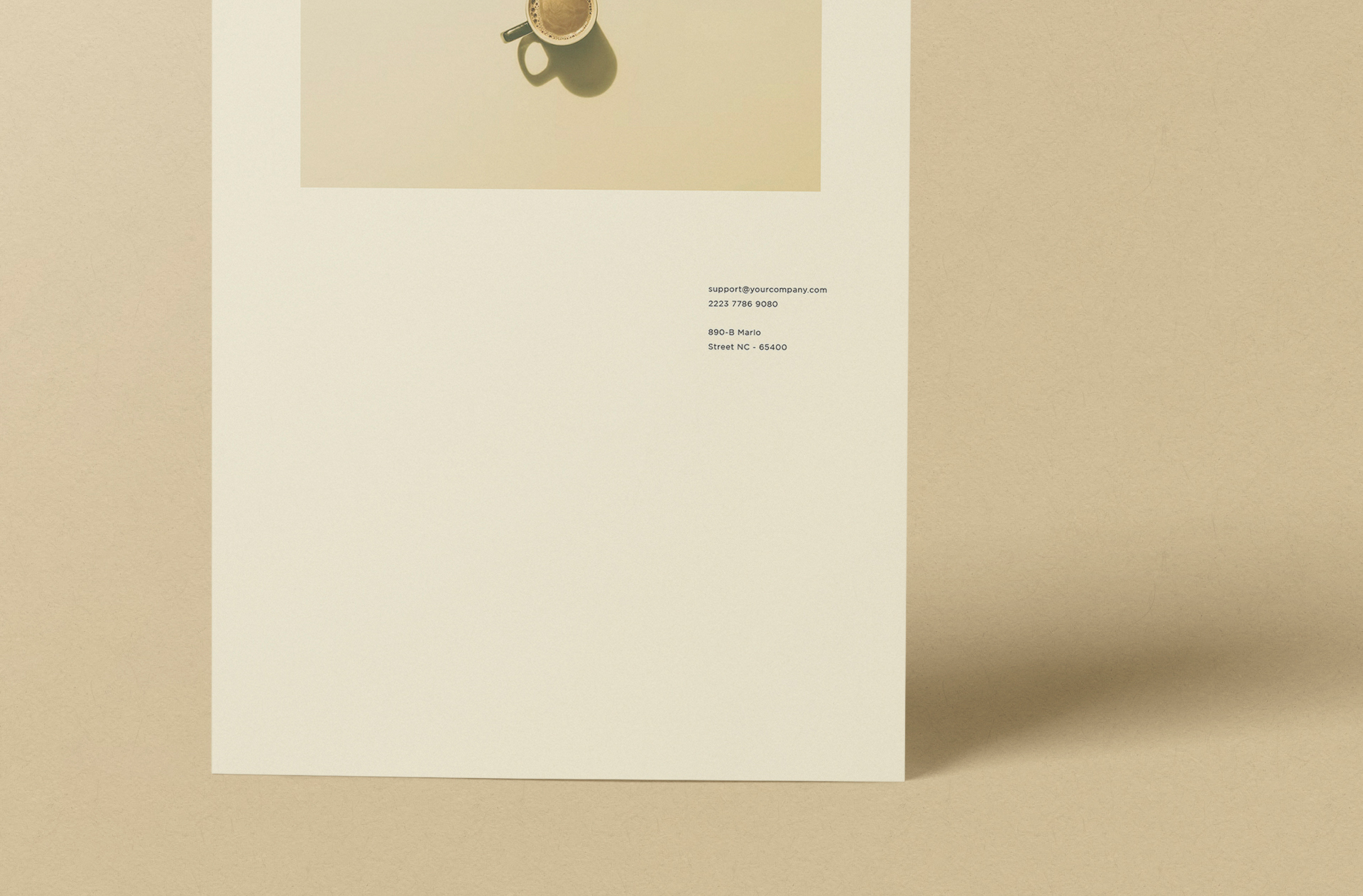 advertising flyer mockup
