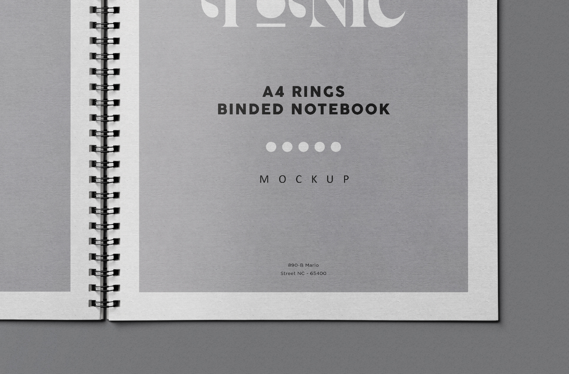 advertising notebook design