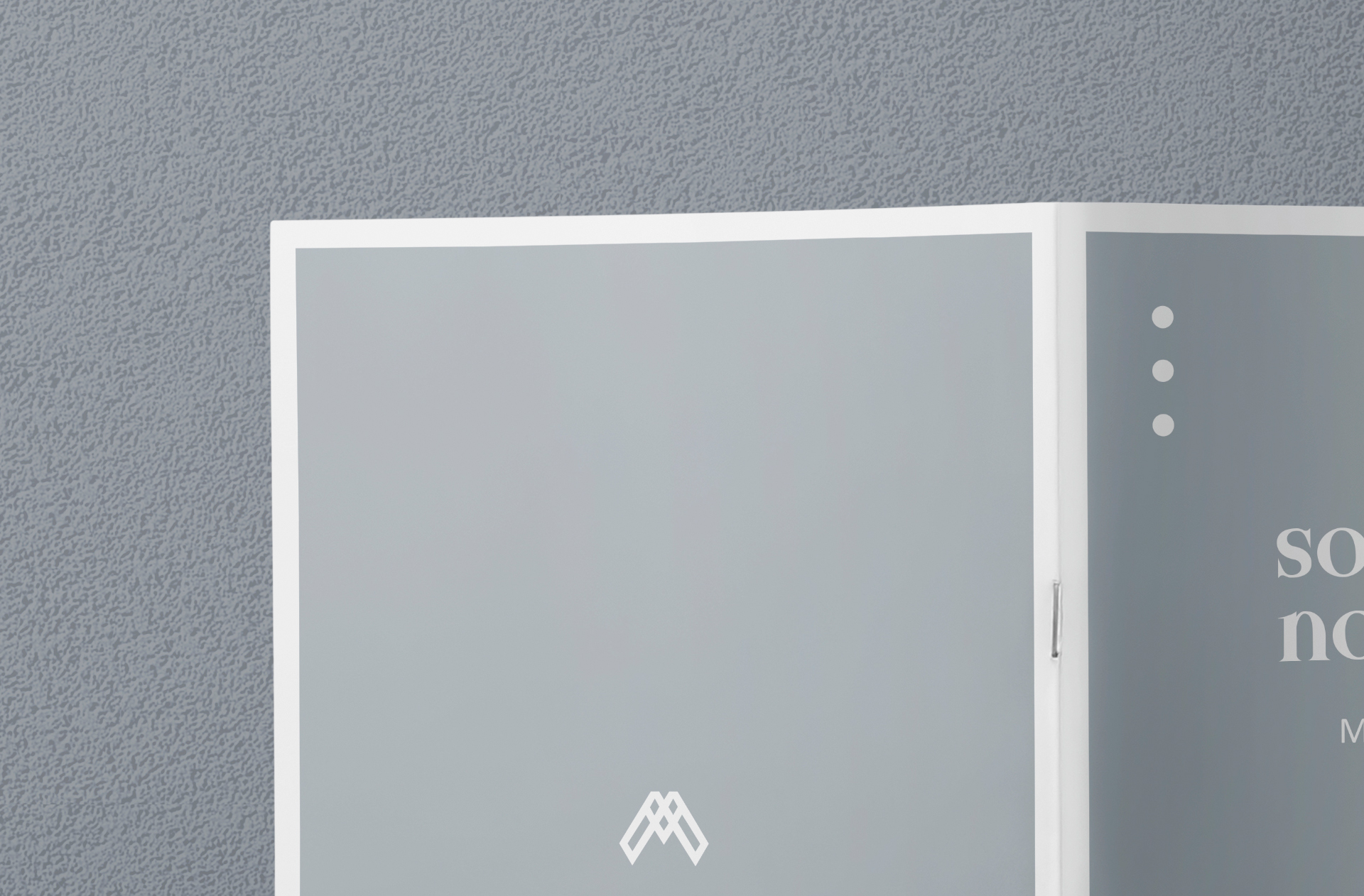 advertising notebook mock-up