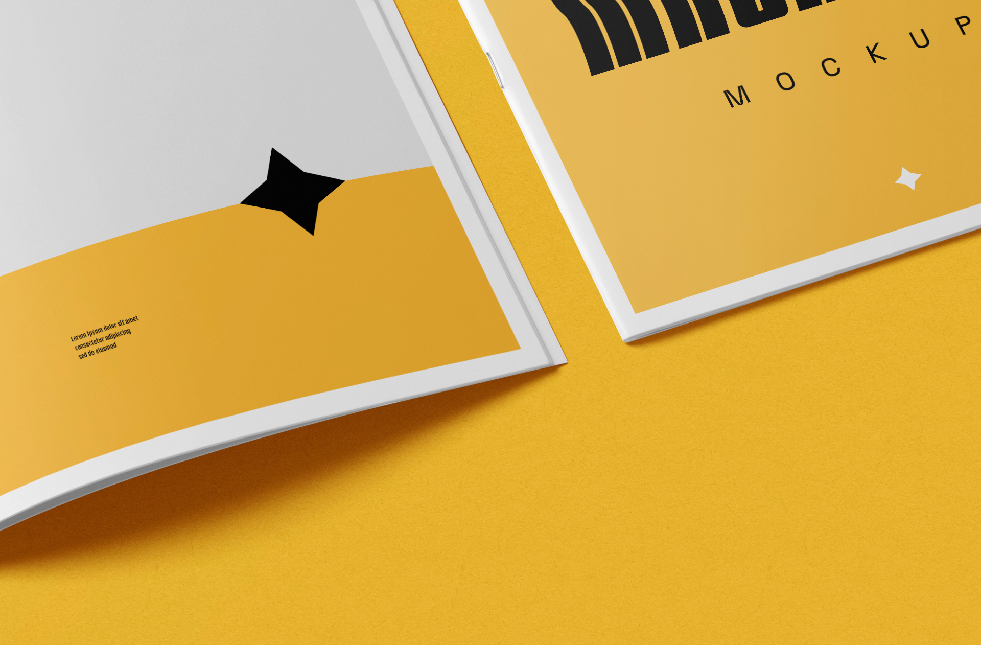 advertising booklet mock-up