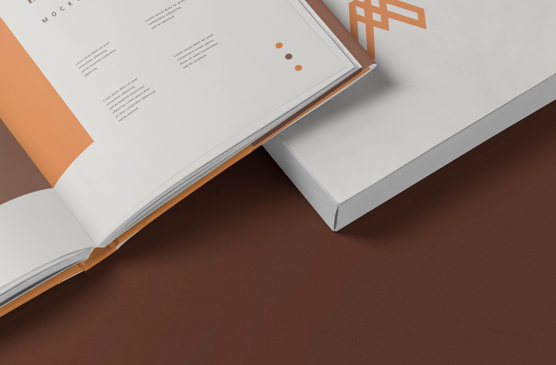 advertising book mock-up