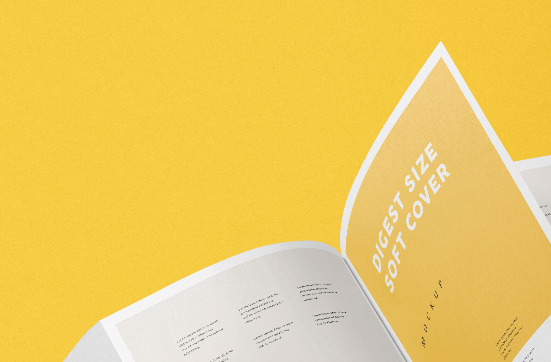 advertising book mock-up