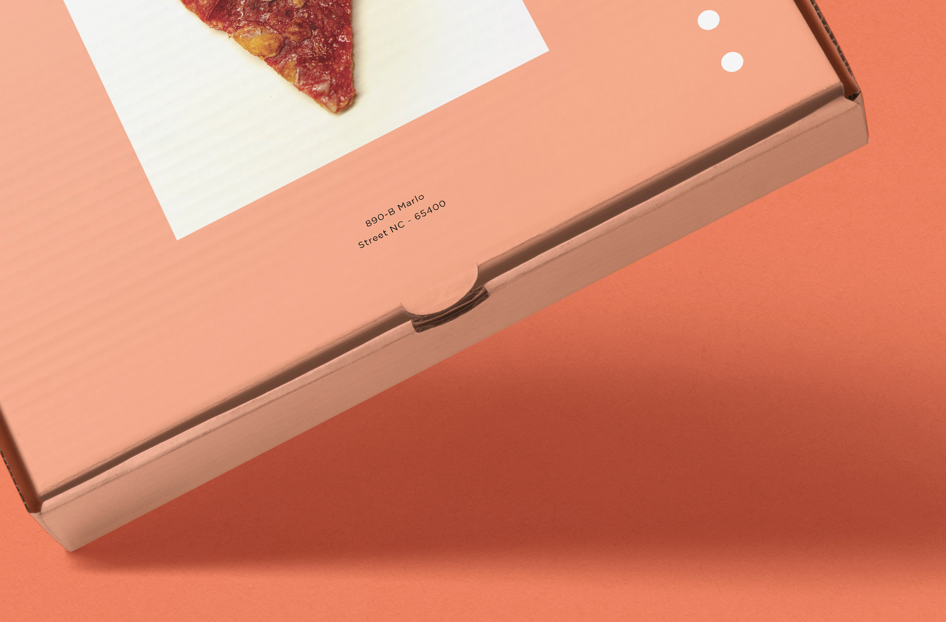 cardboard pizza box PSD