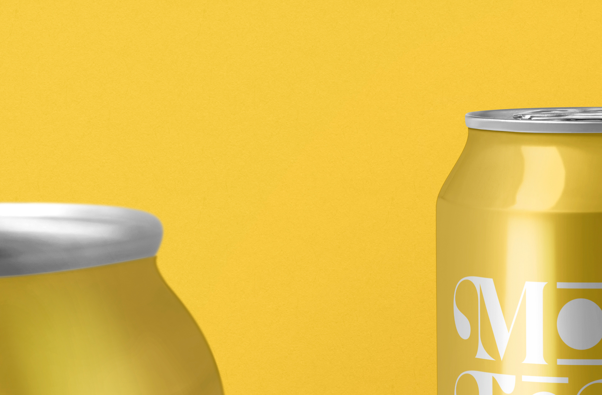 3D beverage mockup