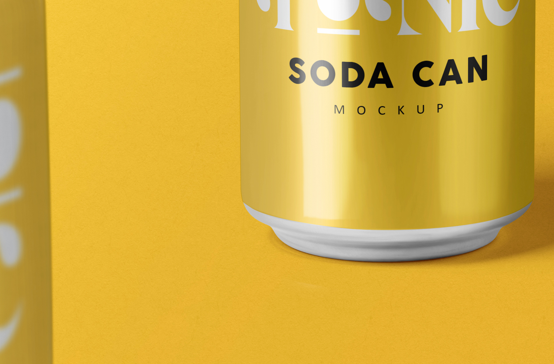 3D beverage mockup
