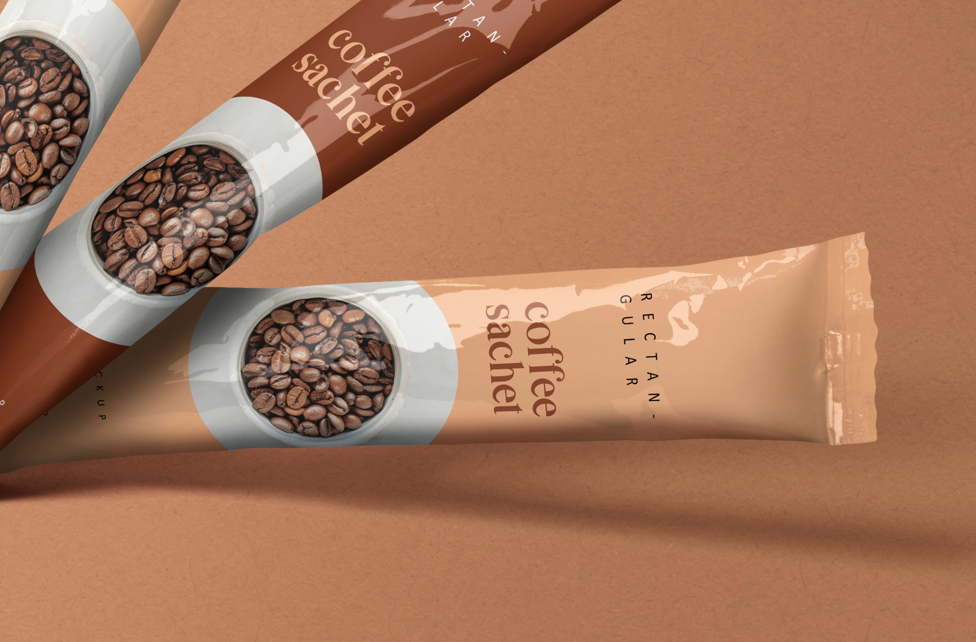 3D sachet mockup