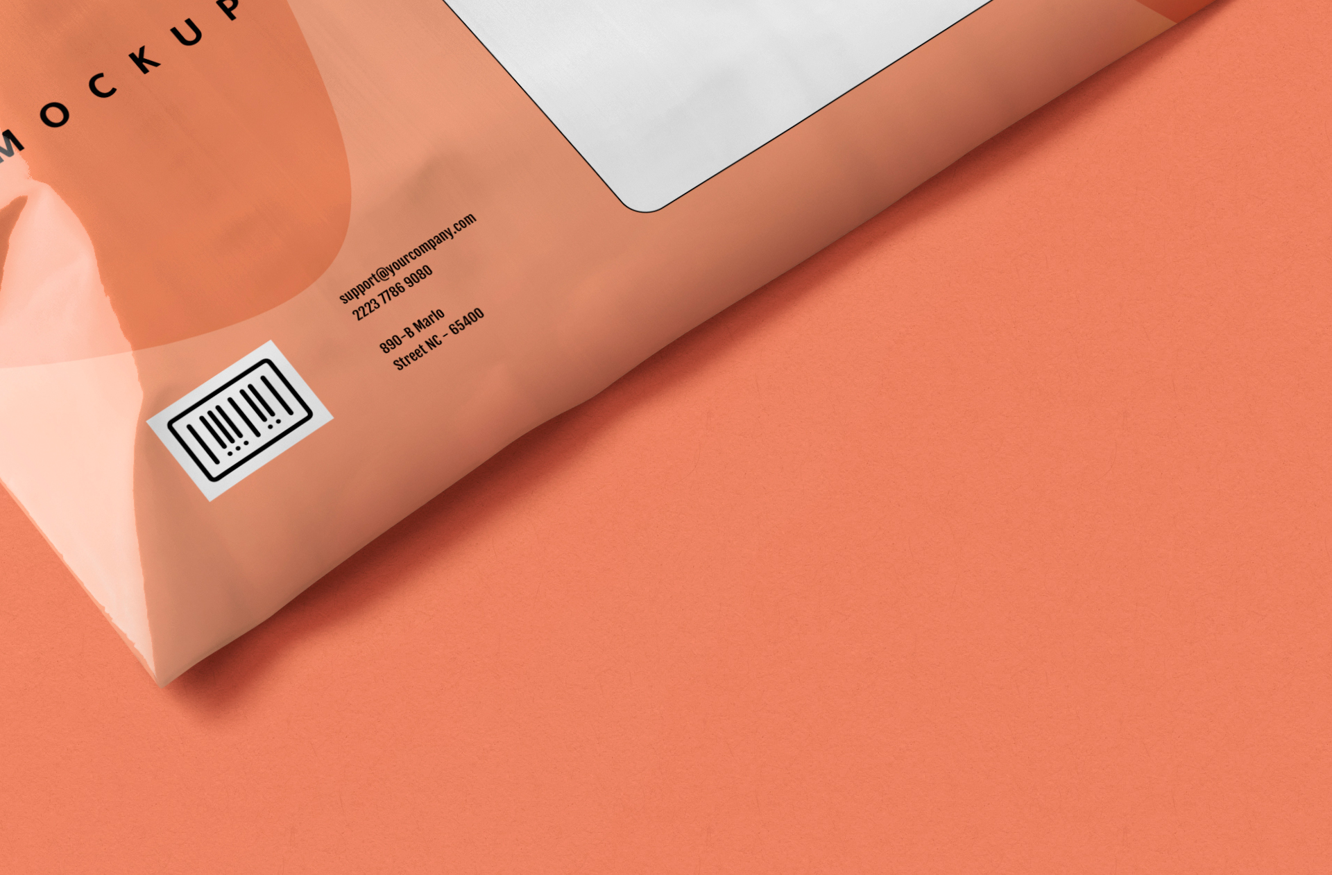 courier bag mockup
