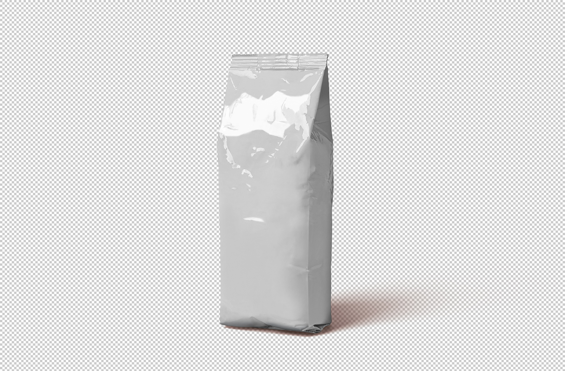 brown coffee pouch