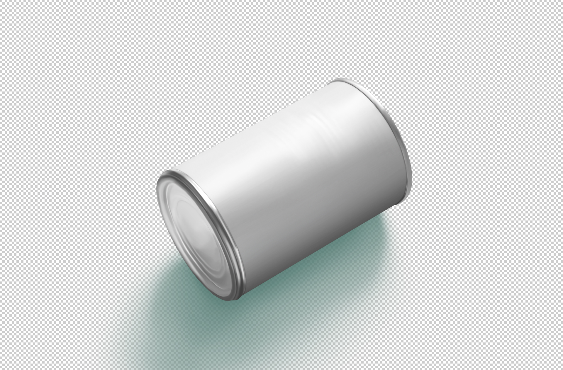 aluminum tin mockup