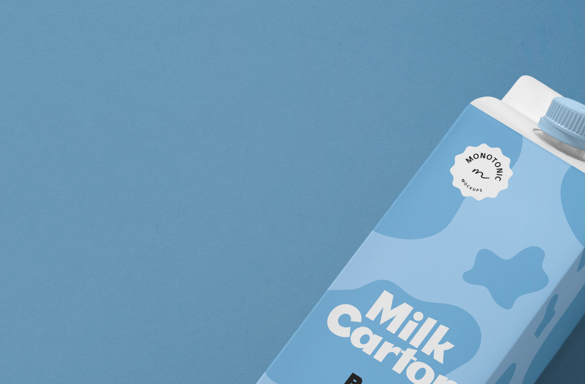 3D milk box PSD