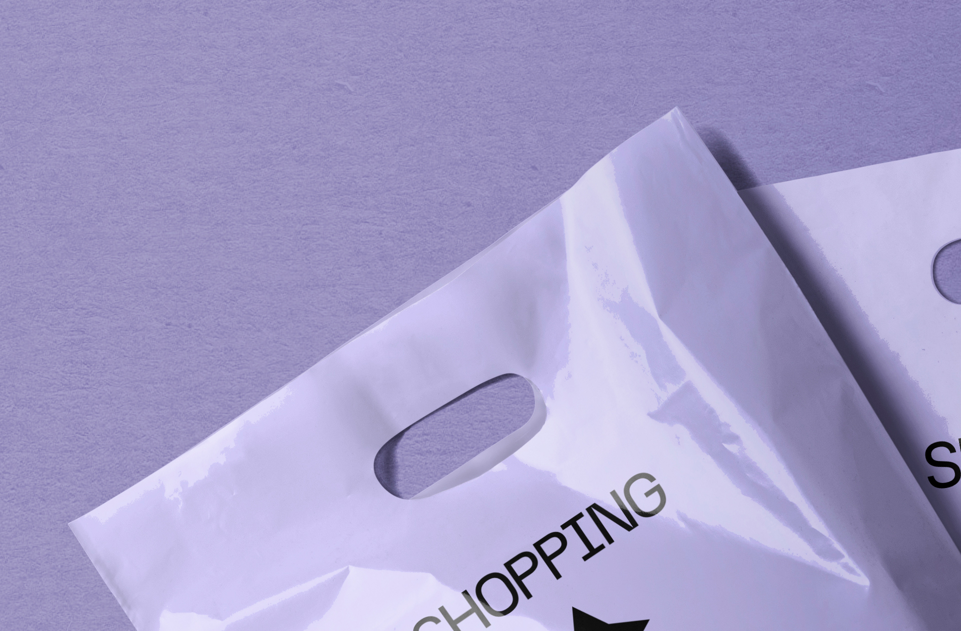 3D shopping bag mock-up