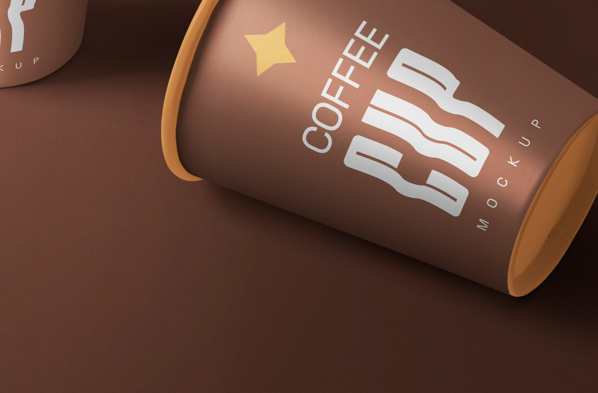 customizable coffee cup PSD