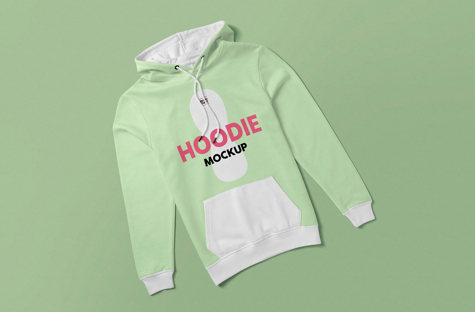 Angled Pullover Hoodie Mockup