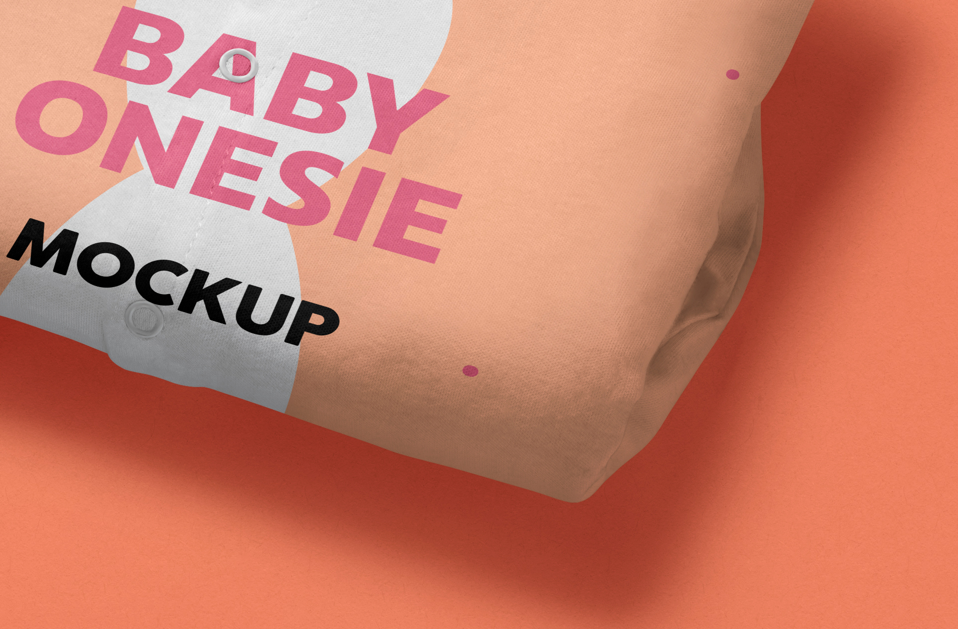baby onesie mockup