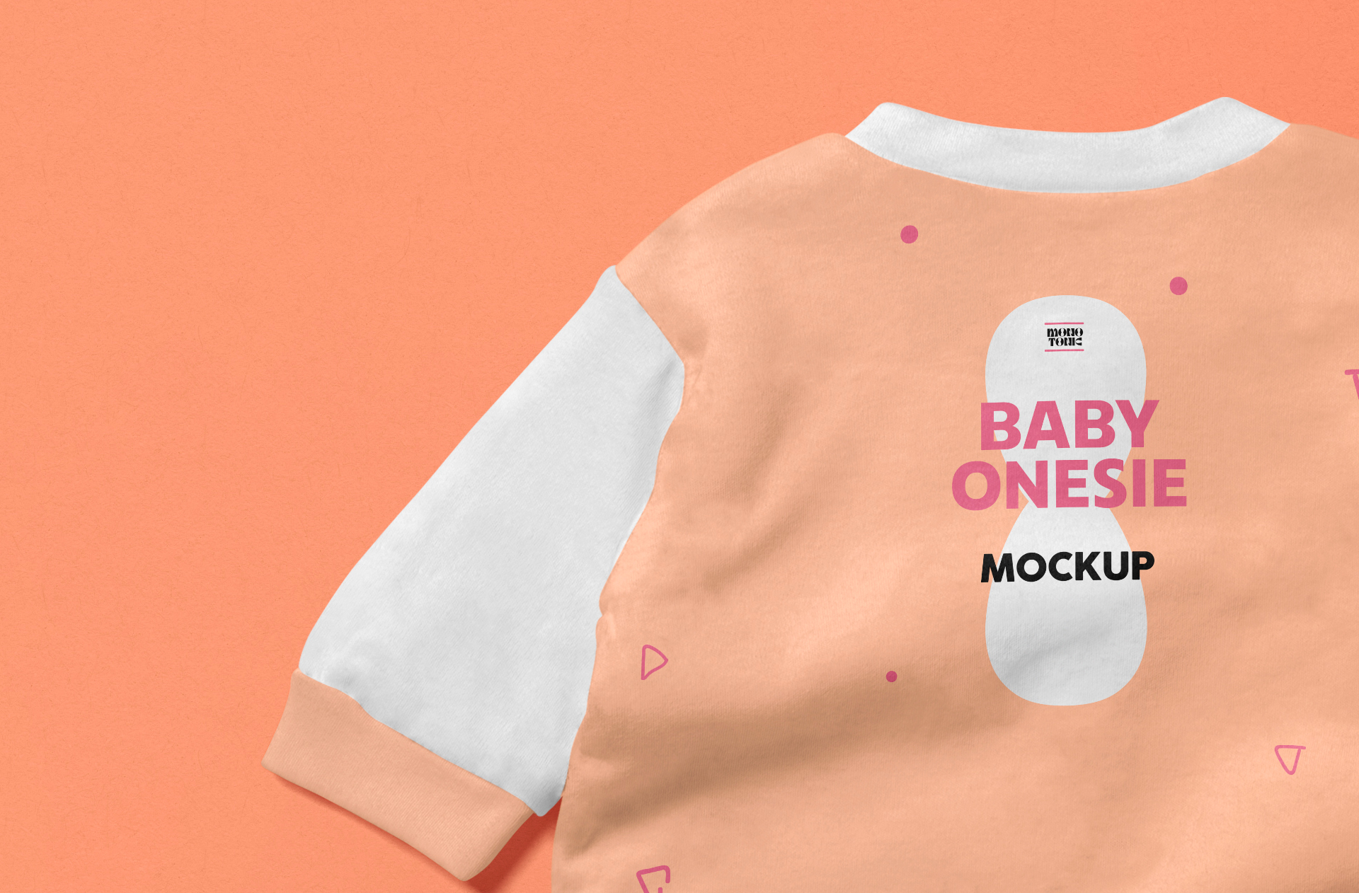 baby onesie mockup