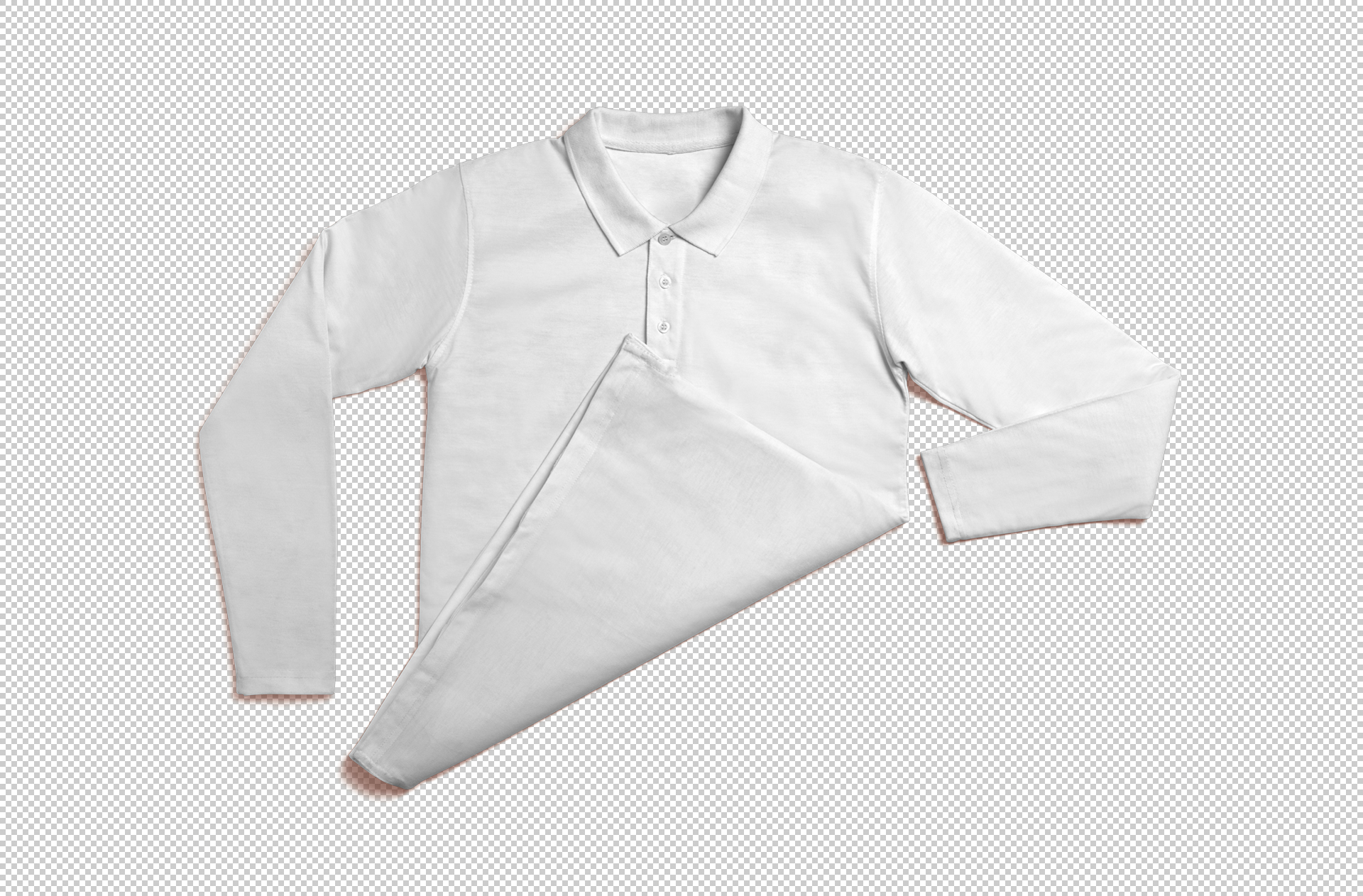 angled polo shirt mock-up