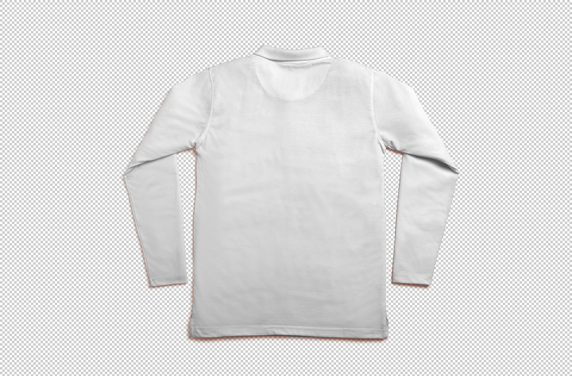 back view polo mock-up