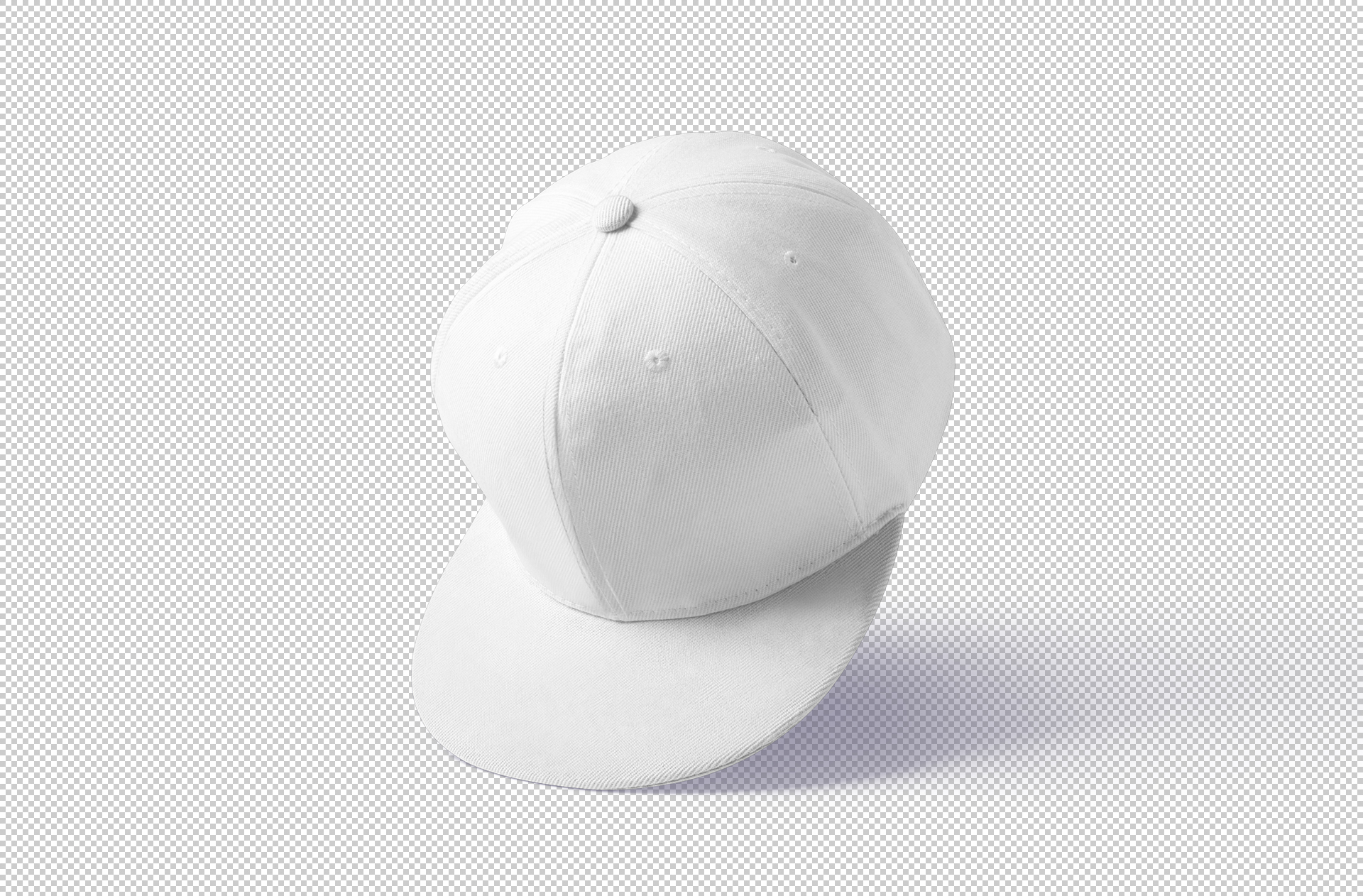 angled cap mock-up