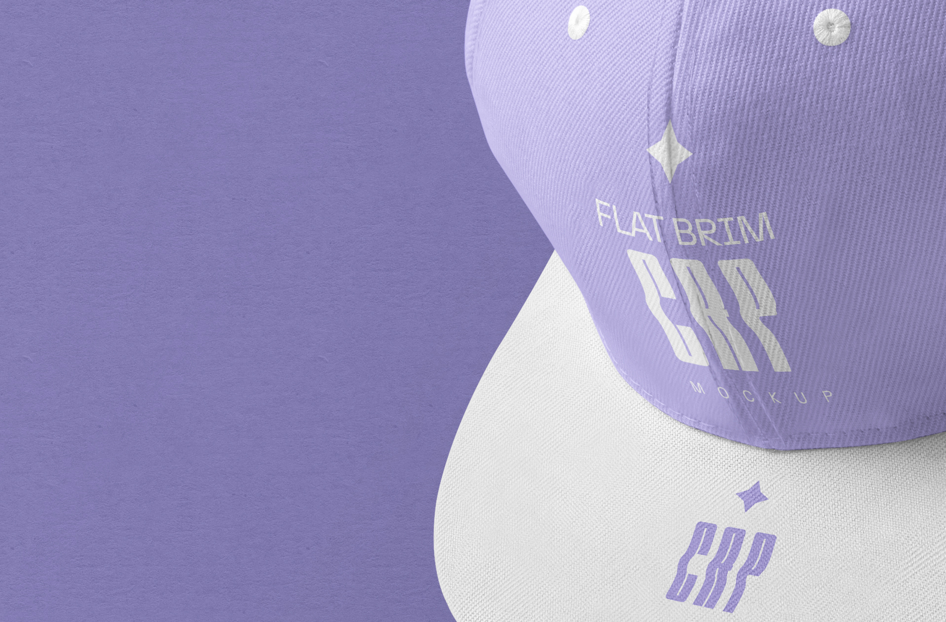 angled cap mock-up
