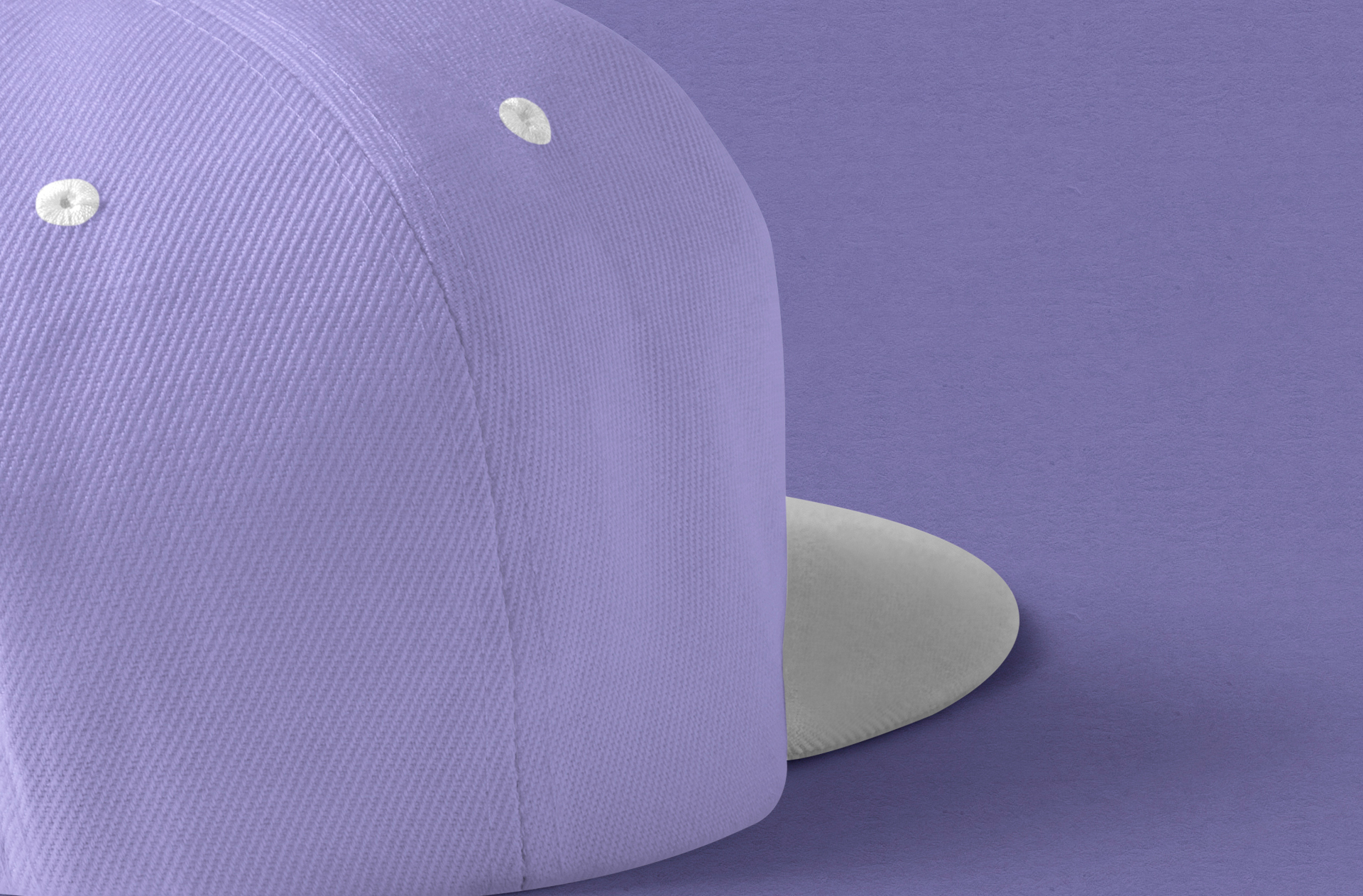 adjustable cap mock-up