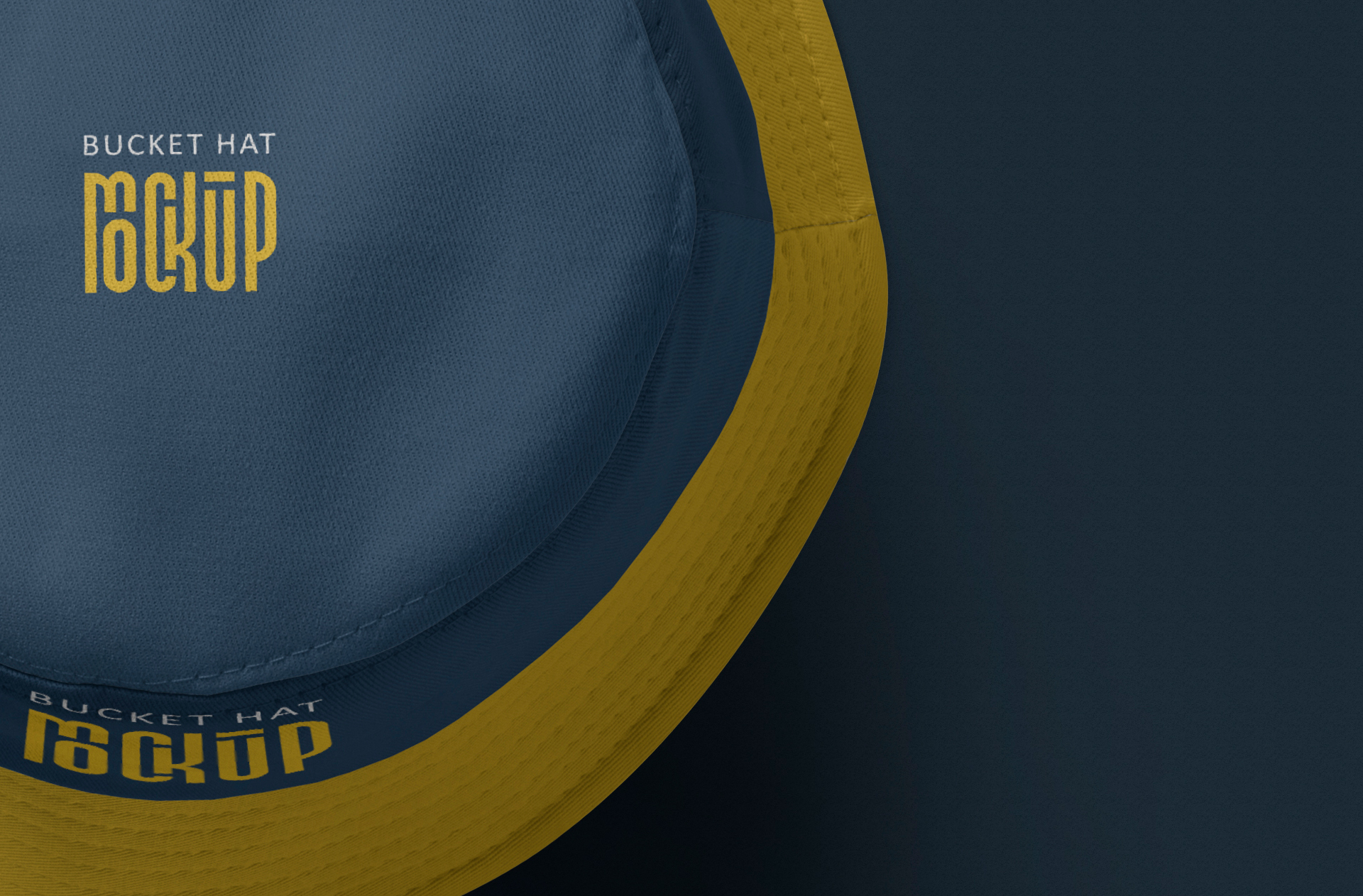 bucket hat mockup