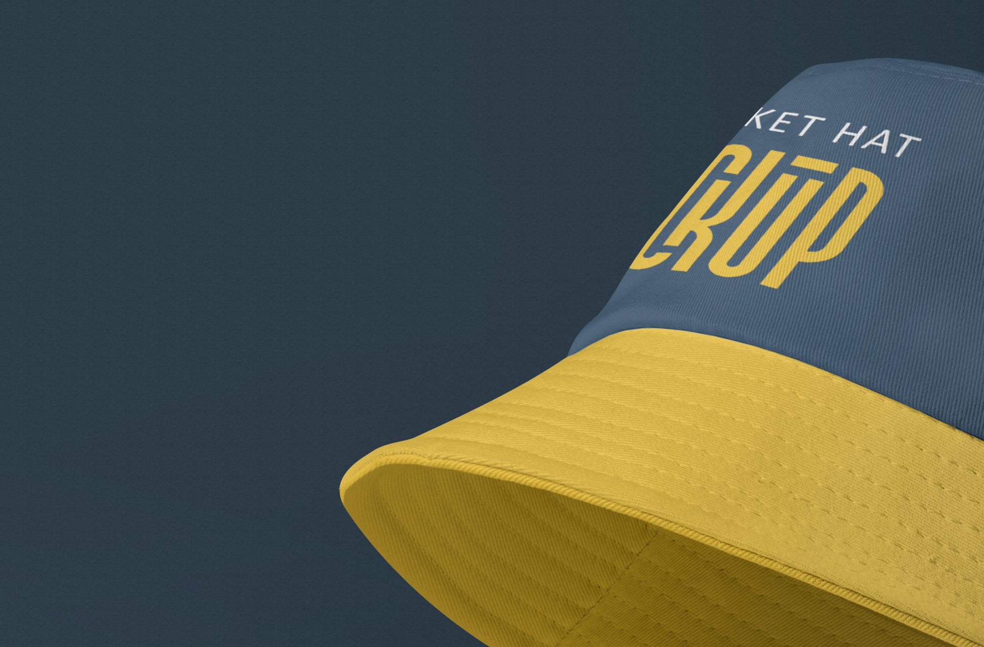 bucket hat mockup