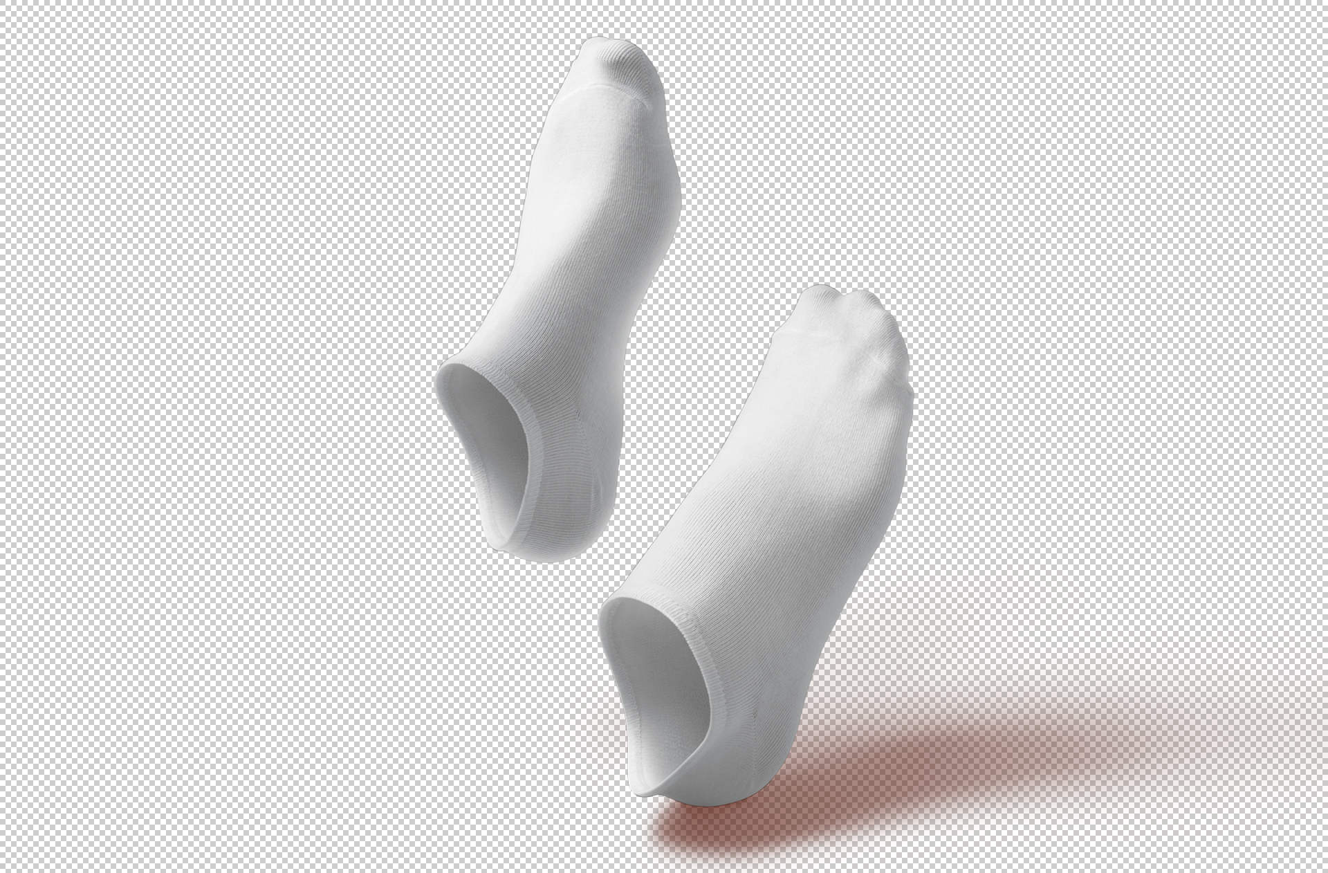 online store sock mock-up