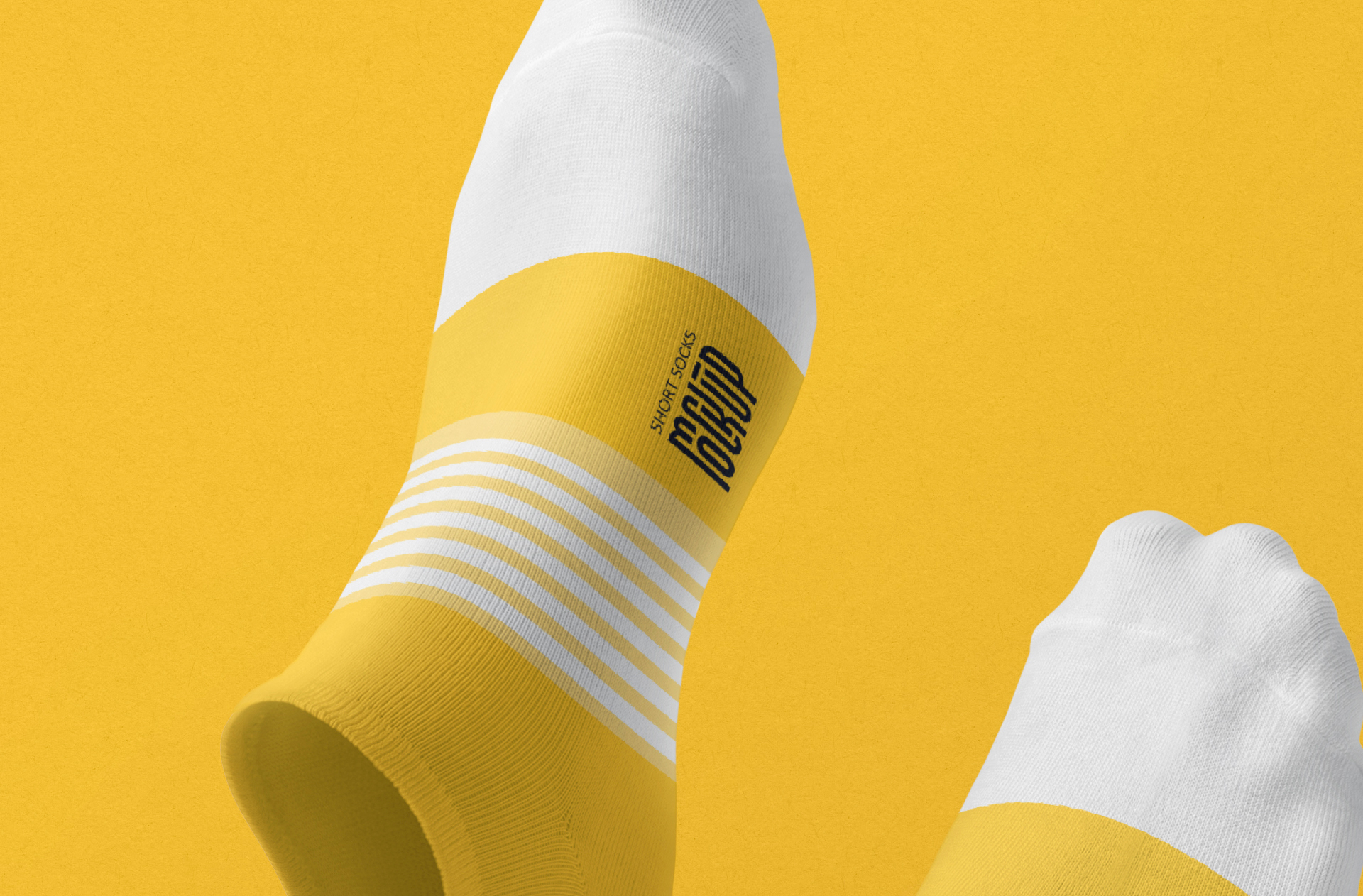 online store sock mock-up