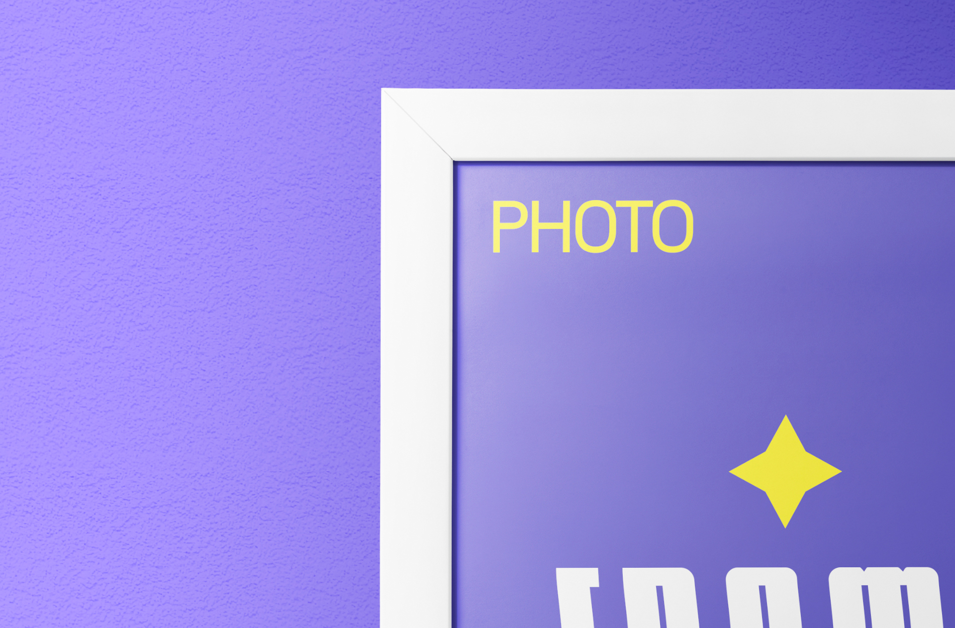 artwork display mock-up